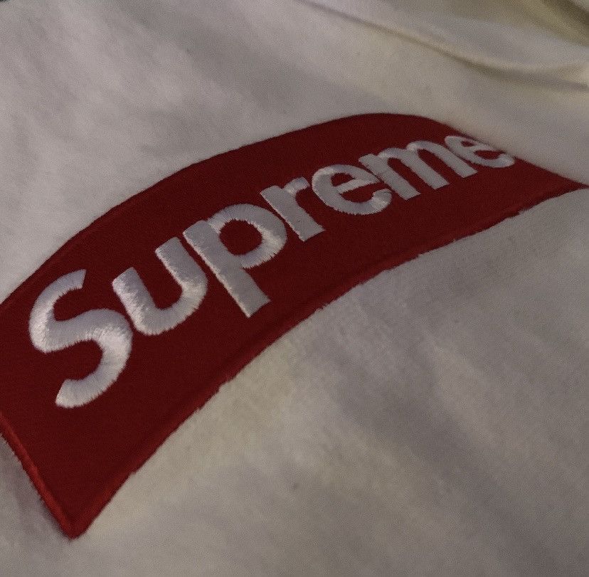 image of Fw16 Supreme Box Logo Hoodie (Large) in White, Men's