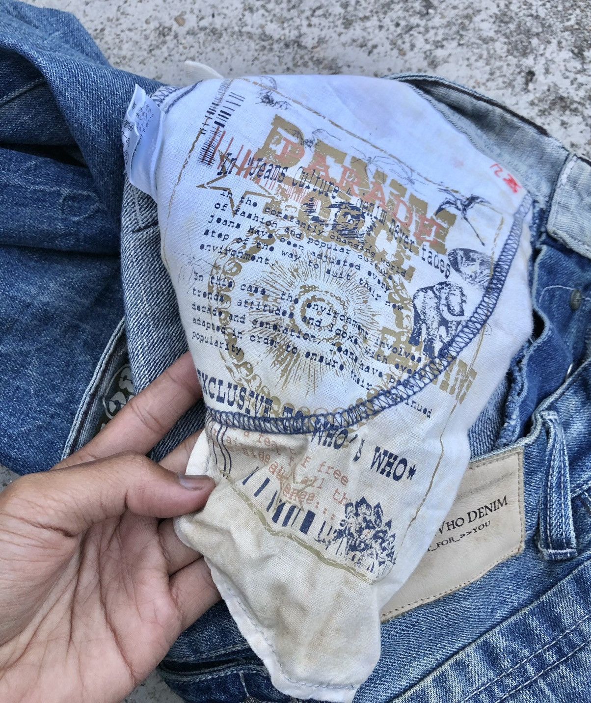 Japanese Brand BUCKLE BACK DENIM BY WHO's WHO DENIM Size US 30 / EU 46 - 2 Thumbnail