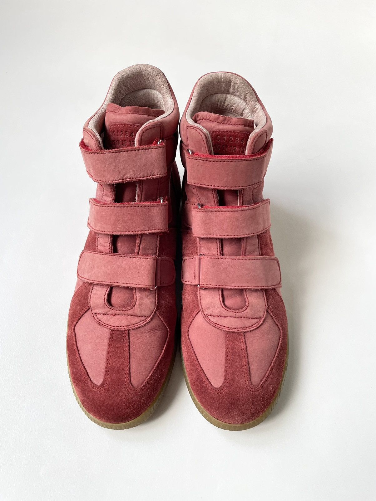 Maison Margiela OG Velcro Red Suede GAT Sneakers Size US 8 / EU 41 - 9 Thumbnail