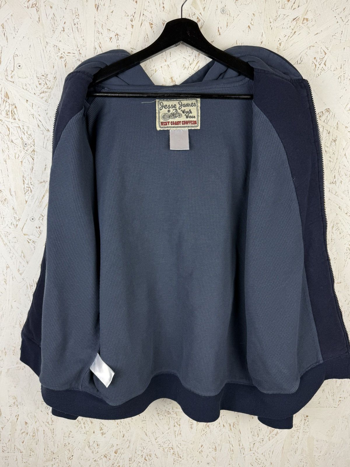 West Coast Choppers Vintage West Coast Choppers Jesse James Zip Hoodie Rare Blue Size US M / EU 48-50 / 2 - 7 Thumbnail