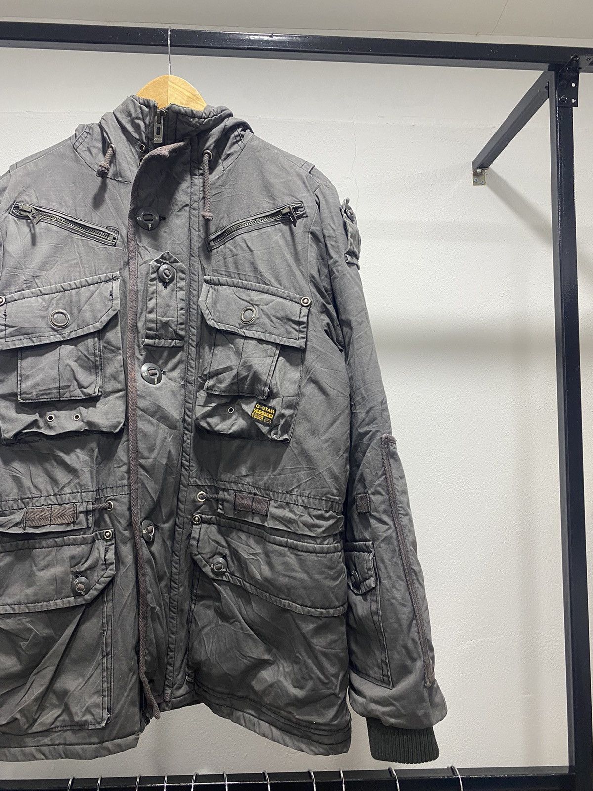 G-Star × Vintage 💥FINAL DROP💥 Gstar Utility Tactical Cargo Military Jacket Size US L / EU 52-54 / 3 - 3 Thumbnail