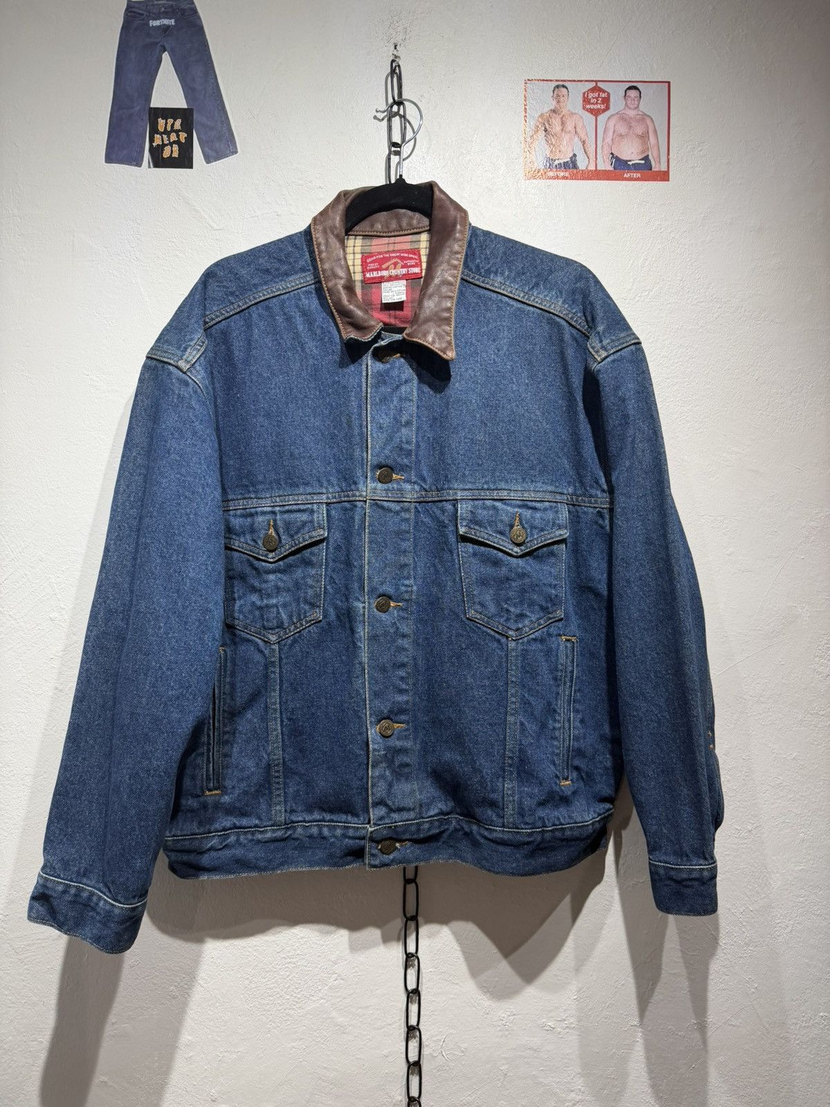 Vintage Marlboro Country Store denim jacket