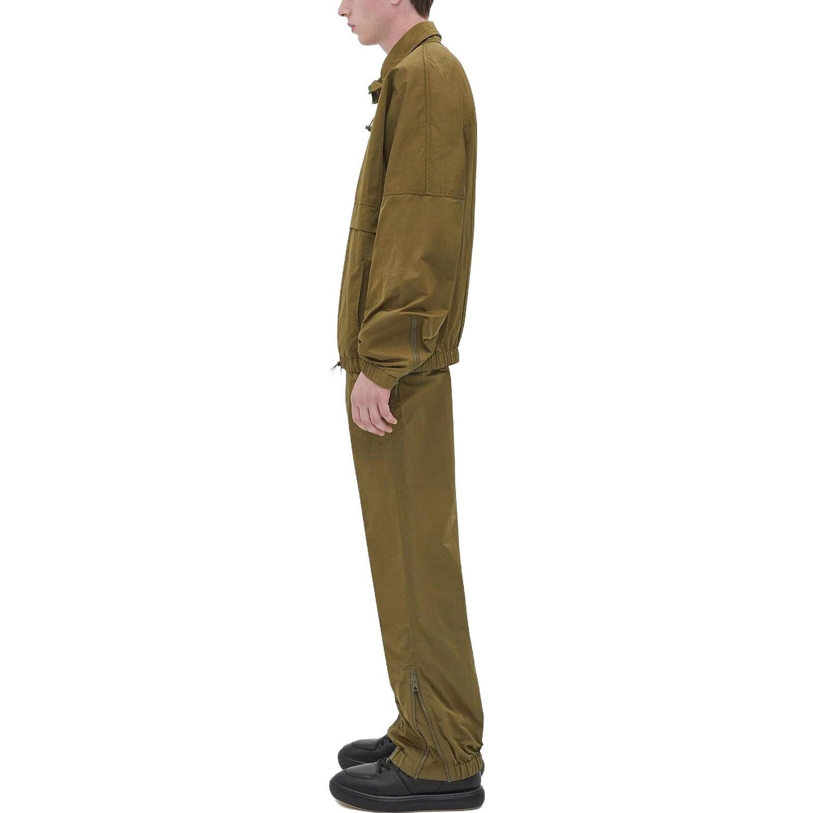 Bottega Veneta o1n1vont0625 Zipped Nylon Jacket in Liana Size US L / EU 52-54 / 3 - 3 Thumbnail