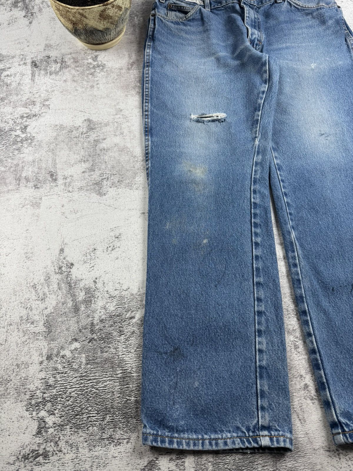 Dickies Faded Dickies Work Y2K Very Worn Denim 38/32 Jeans Pants Size US 38 / EU 54 - 5 Thumbnail