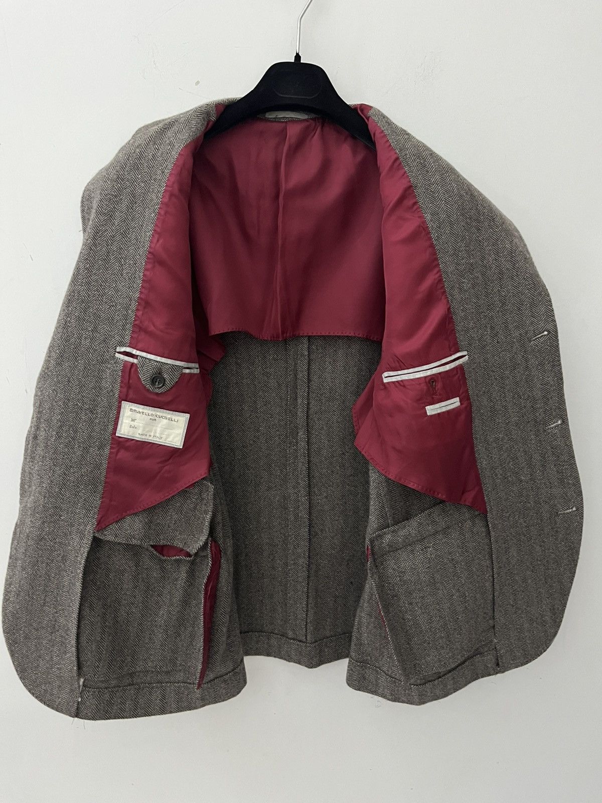 Giacca In Lana E Cashmere Dí Brunello Cucinelli in Brown, Men's — image 3 of 6