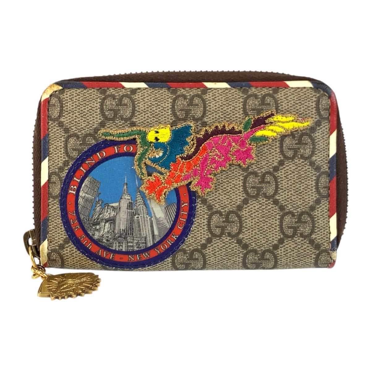 Gucci Gucci Gucci Courier GG Supreme Canvas Coin Case Textile Coin Case 473911 DUTY FREE for USA Size ONE SIZE - 1 Thumbnail