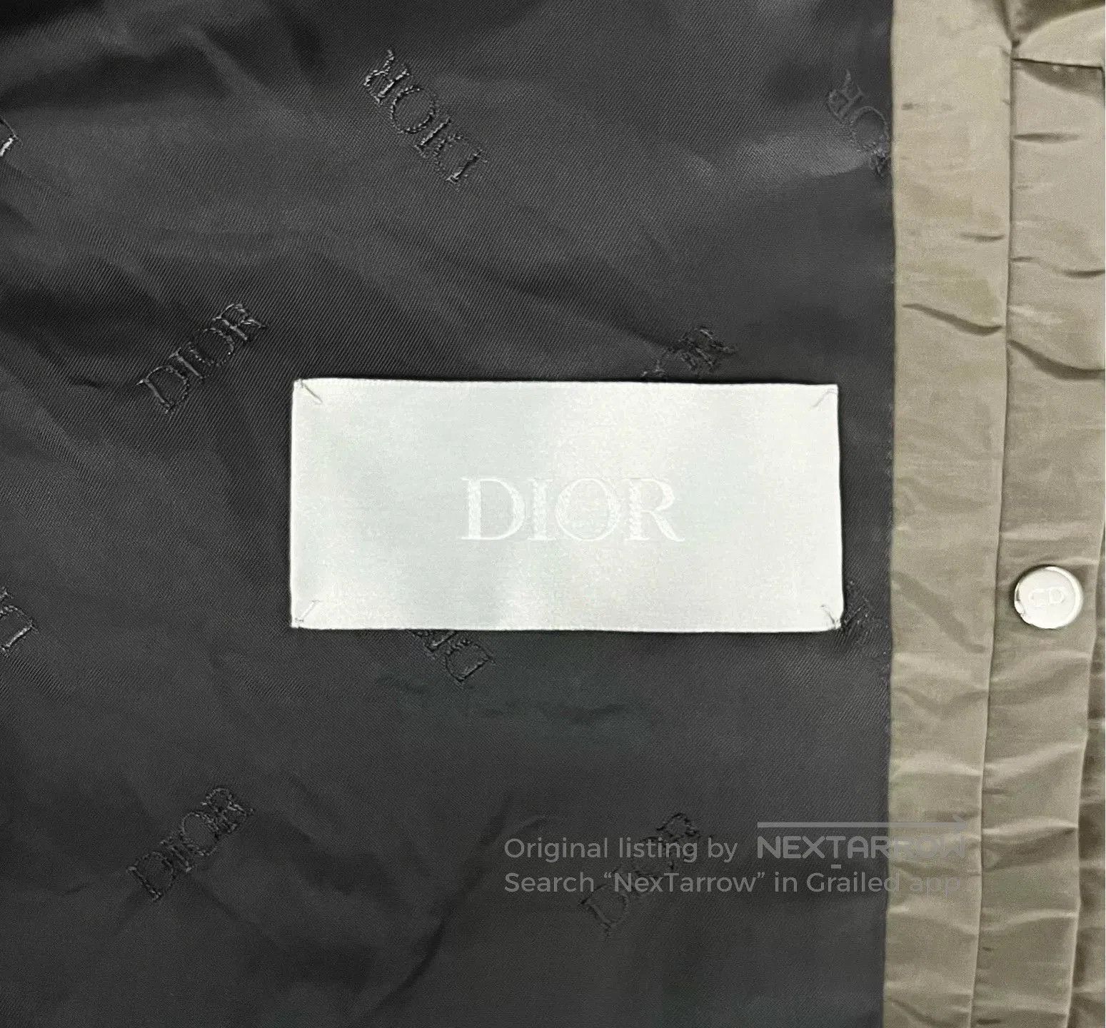Dior Dior Embroidered CD Logo Hooded Nylon Jacket. Size US S / EU 44-46 / 1 - 3 Thumbnail