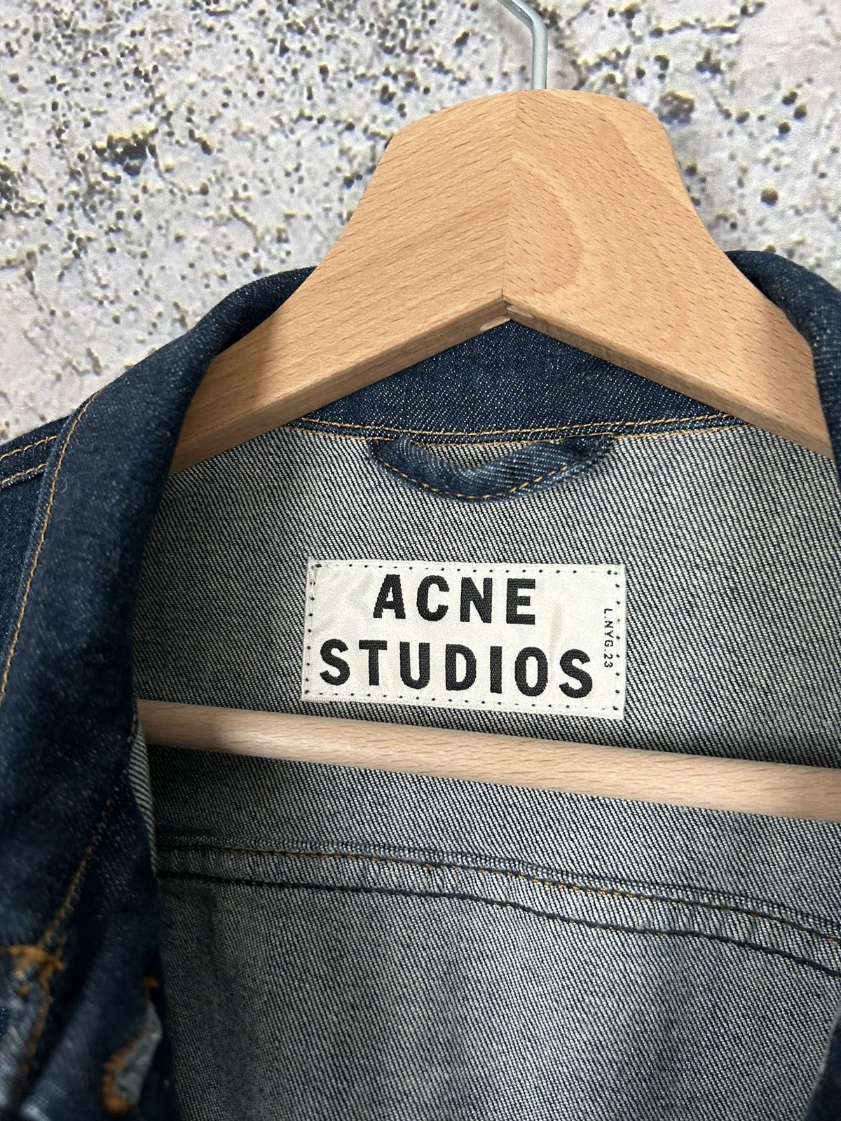 Acne Studios × Designer × Vintage Vintage Acne Studios Designer Rare Denim Jacket Trucker 90s Size S / US 4 / IT 40 - 5 Thumbnail
