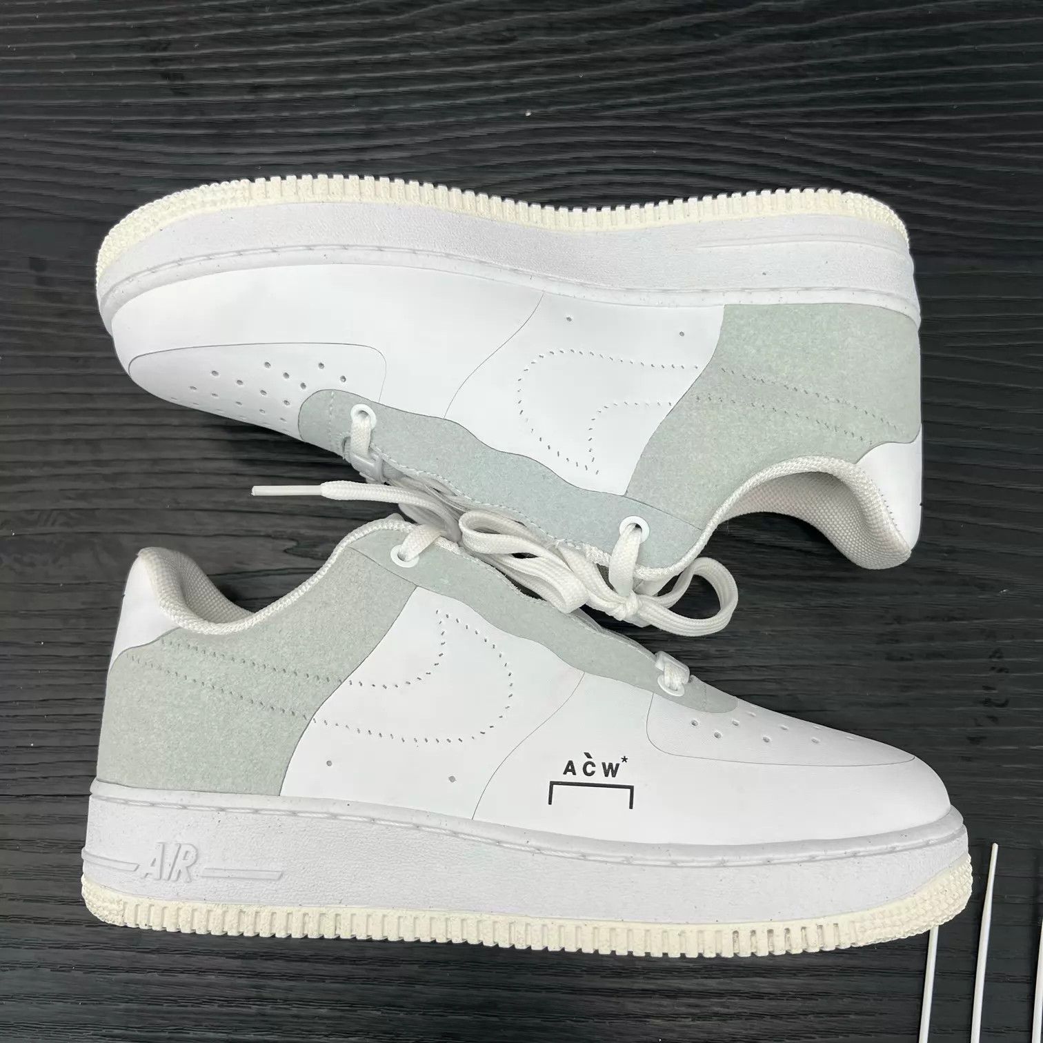 Nike AF1 ACW White Gray 40 99 new Size US 7 / EU 40 - 2 Thumbnail