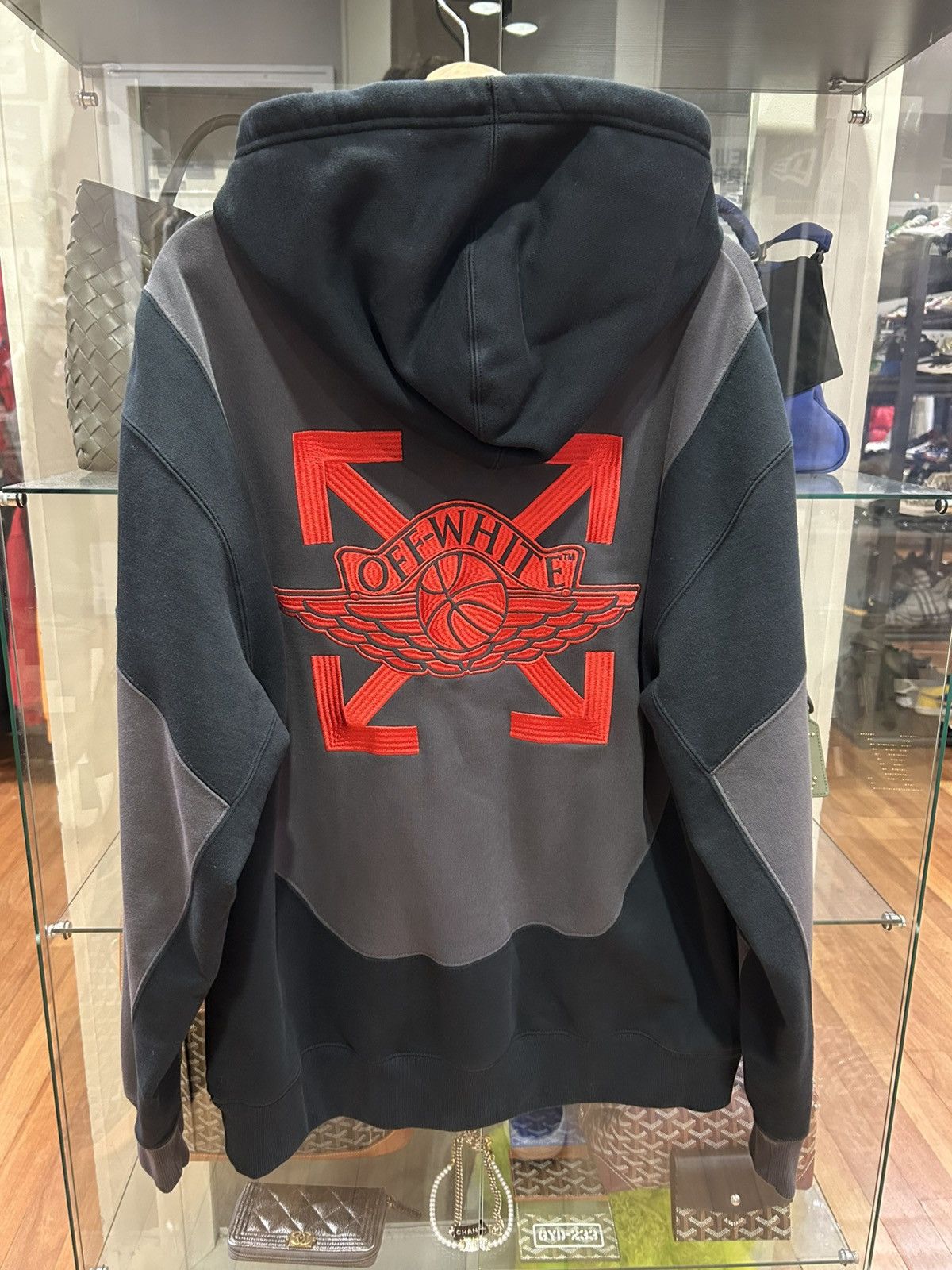 Jordan Brand × Off-White Jordan X Off-White Hoodie Size US L / EU 52-54 / 3 - 2 Thumbnail