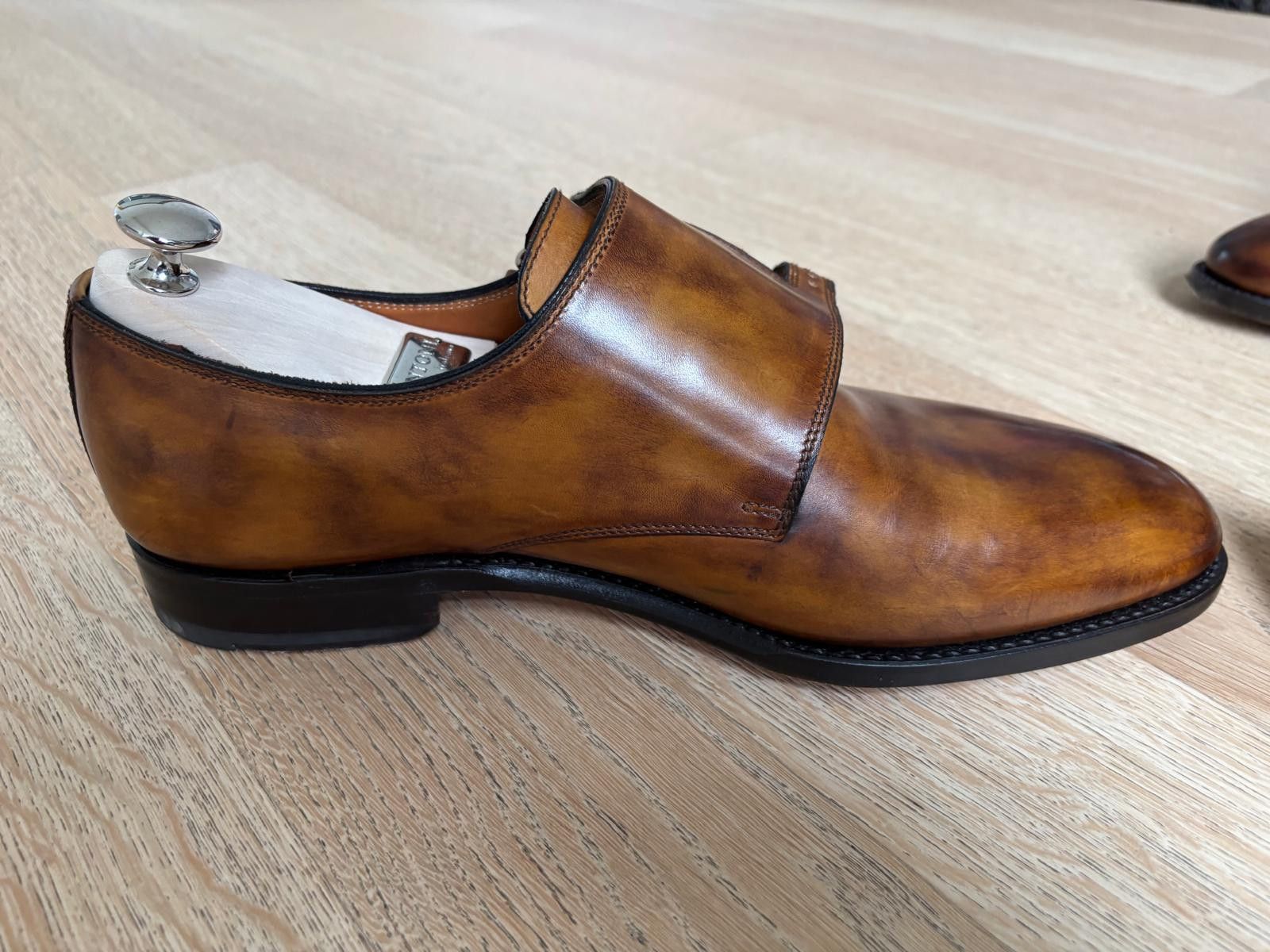 Bontoni Bontoni Via Condotti Double Monk Strap Size US 10.5 / EU 43-44 - 4 Thumbnail