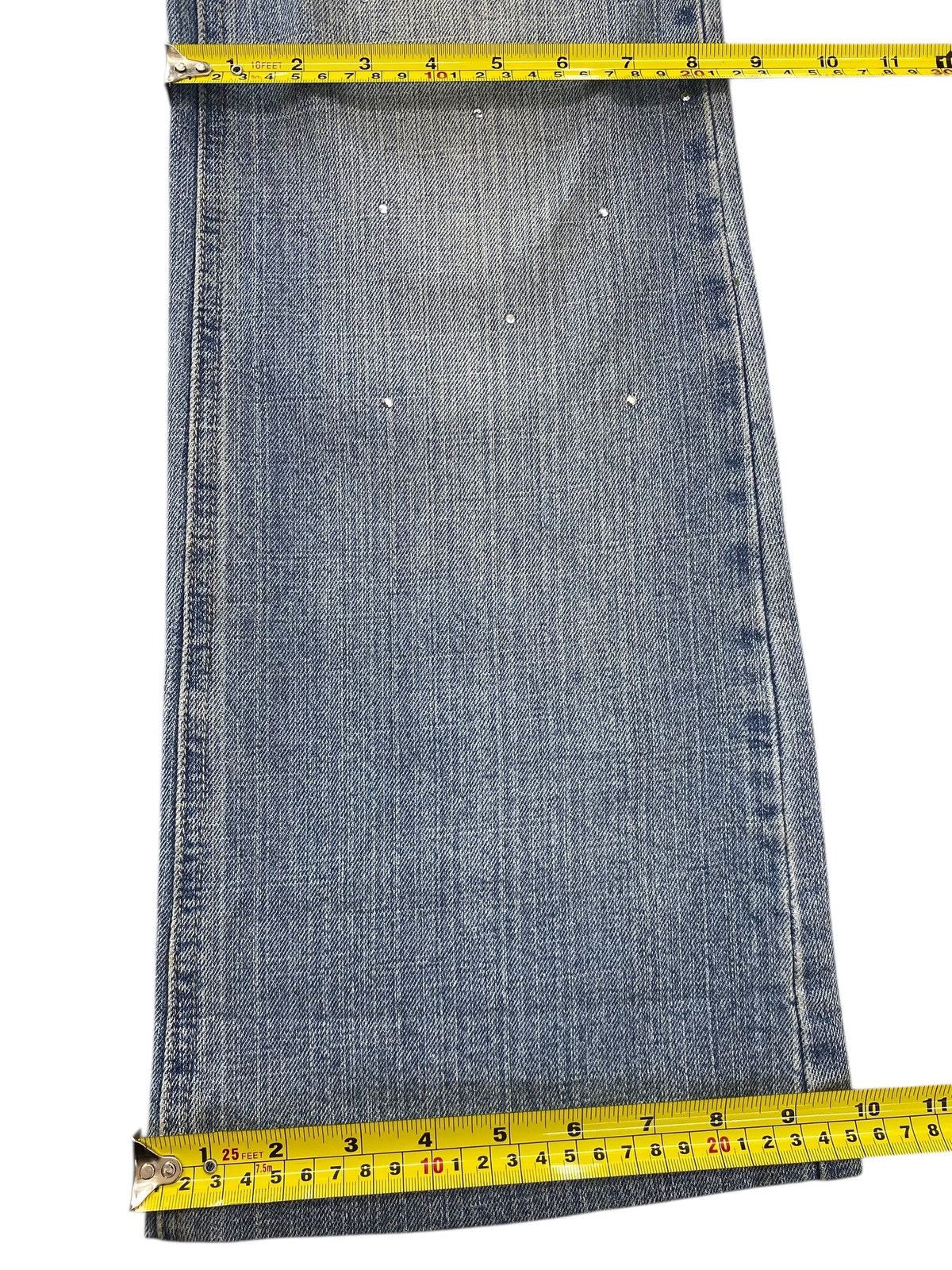 Japanese Brand Japanese Brand Light Wash Style Boot Cut Leg Jeans Size US 31 - 9 Thumbnail