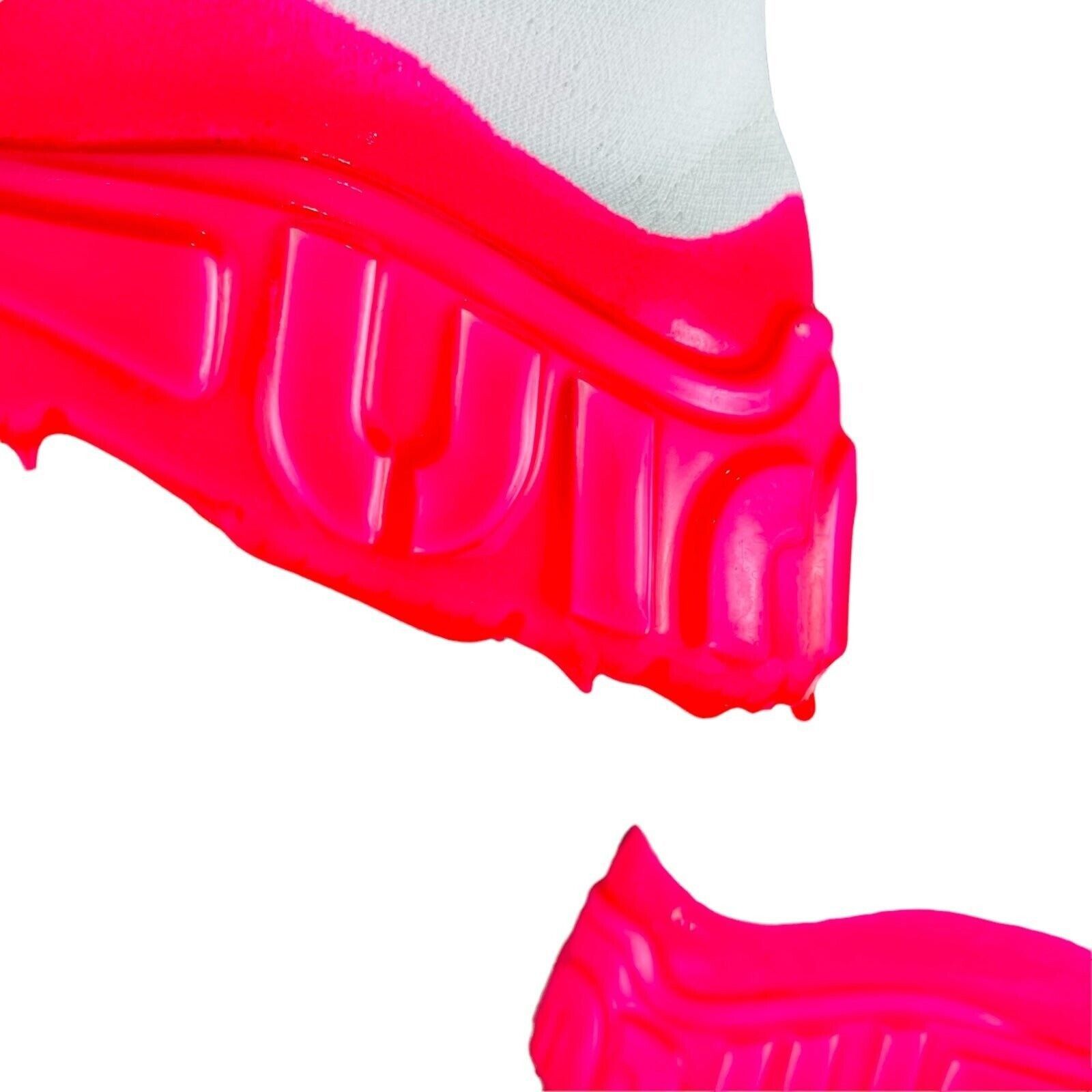 Miu Miu Miu Miu Ankle Boots Women Fabric Fluo Pink Sock Shoes 7.5 Size US 7.5 / IT 37.5 - 6 Thumbnail