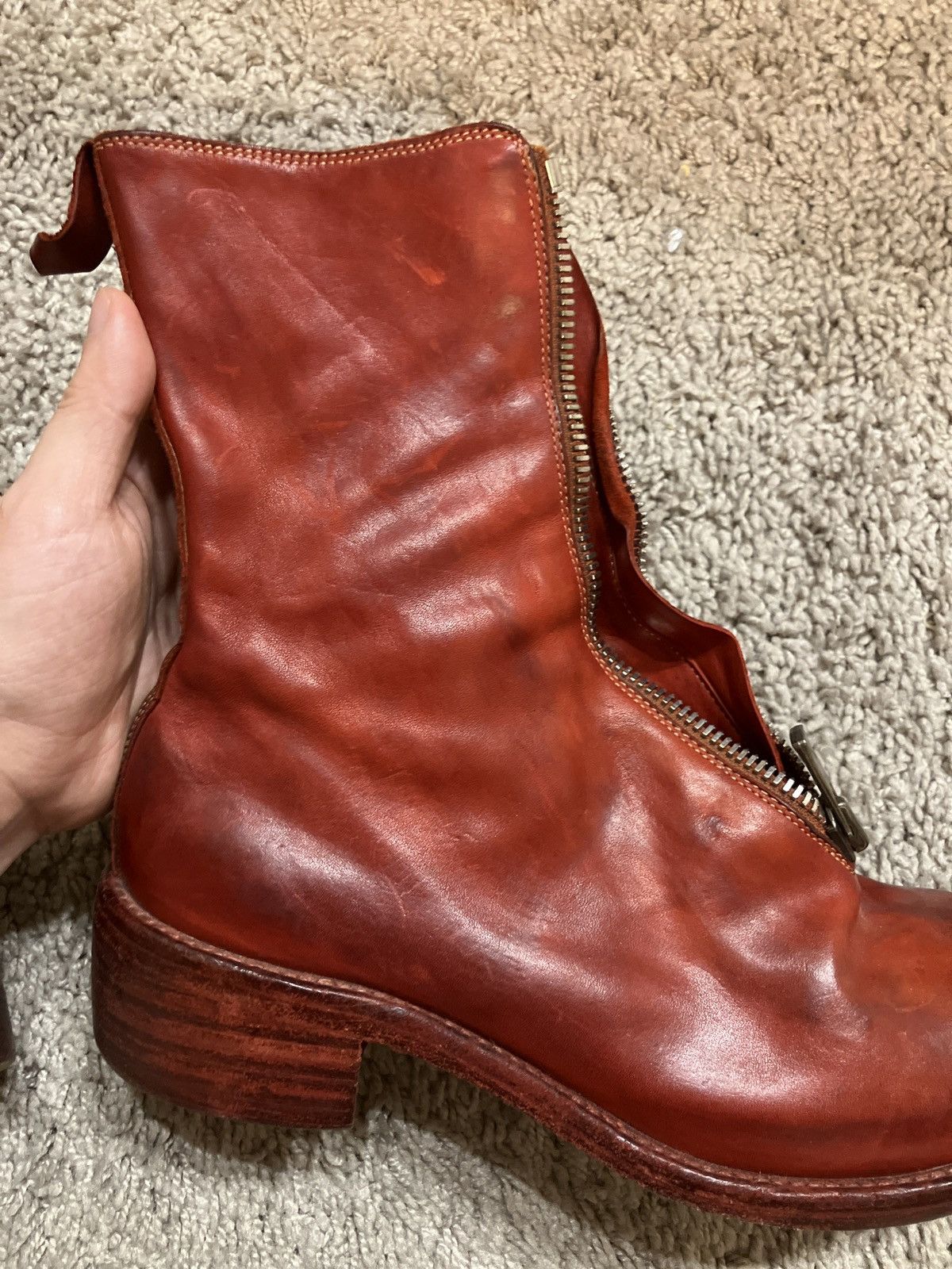Guidi Red Guidi PL2 Size US 8 / IT 38 - 5 Thumbnail
