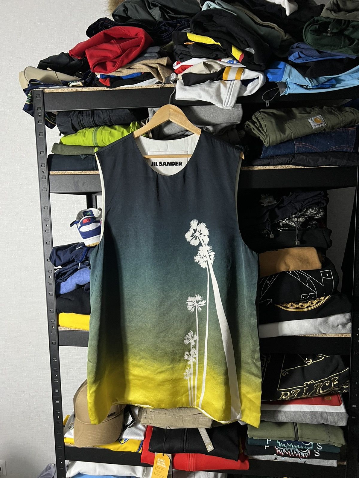 Jil Sander 🌅 NWT Jil Sander Degradé Palm Tree Tank Top Size 52 (XL) Size US L / EU 52-54 / 3 - 3 Thumbnail