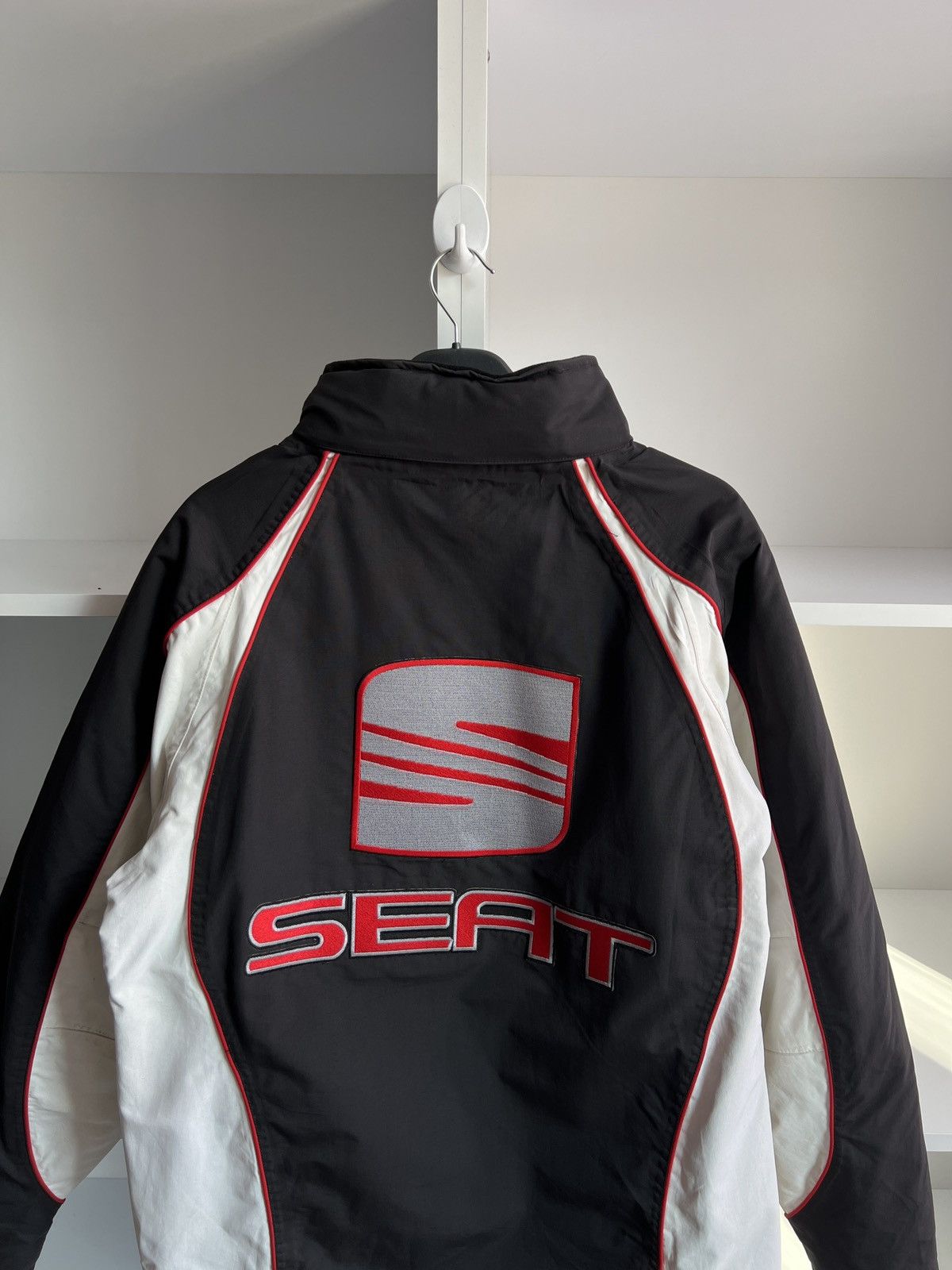 Vintage Vintage Seat Big Logo Racing Jacket ( Condition 7/10) Size US L / EU 52-54 / 3 - 18 Thumbnail