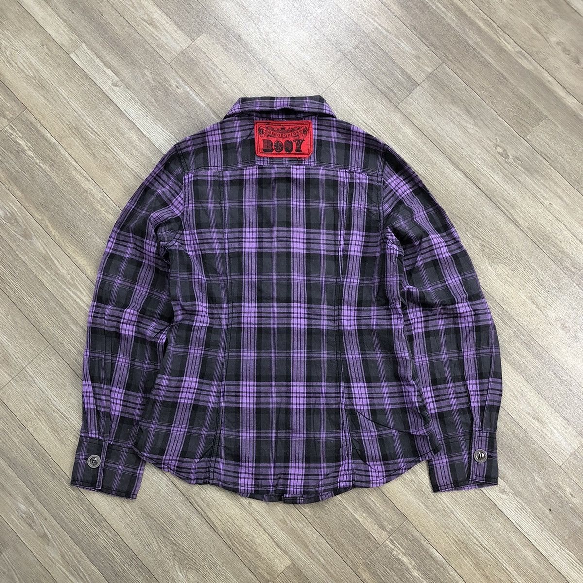 If Six Was Nine × Japanese Brand × Le Grande Bleu (L.G.B.) 2000s Algonquins Punk LGB Style Multizipper Flannel Shirt Size S / US 4 / IT 40 - 15 Thumbnail