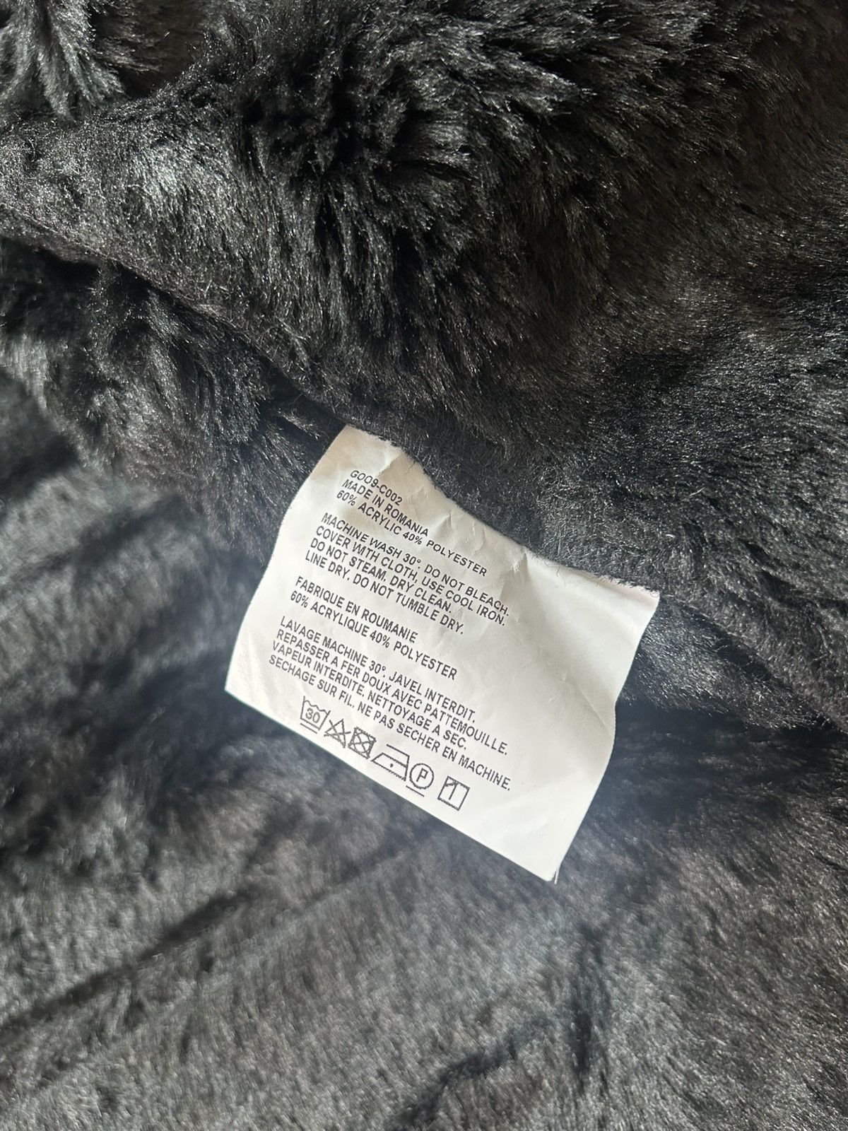 Gosha Rubchinskiy FW16 Faux Fur Shearling Jacket Size US XL / EU 56 / 4 - 5 Thumbnail