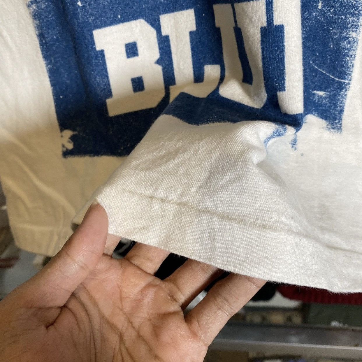 Blue Blue Japan 1990s VIntage BLUE BLUE JAPAN T-Shirt Tee RARE DESIGN Size US S / EU 44-46 / 1 - 7 Thumbnail