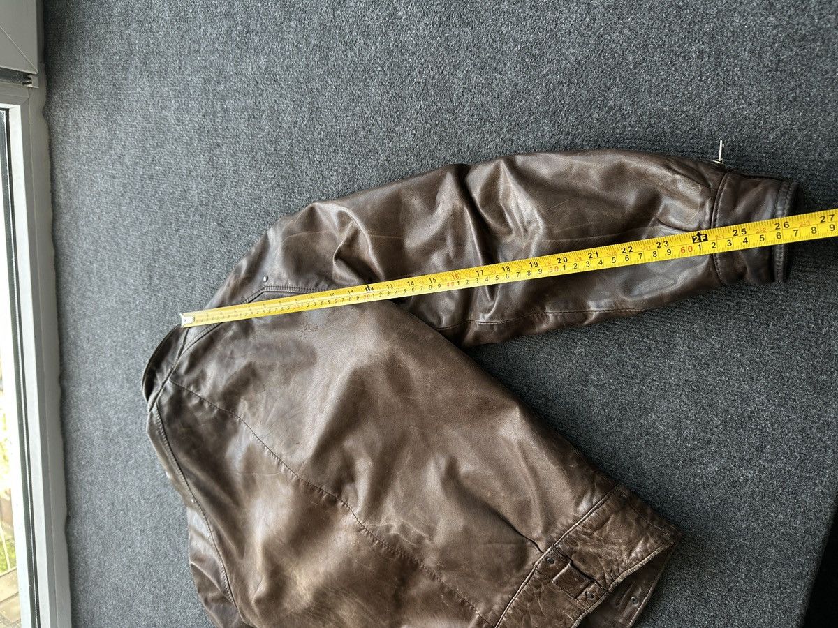 Other 🚨VNTG LEATHER JACKET AVANT GARDE WESTERN BROWN MOTO Size US XS / EU 42 / 0 - 25 Thumbnail