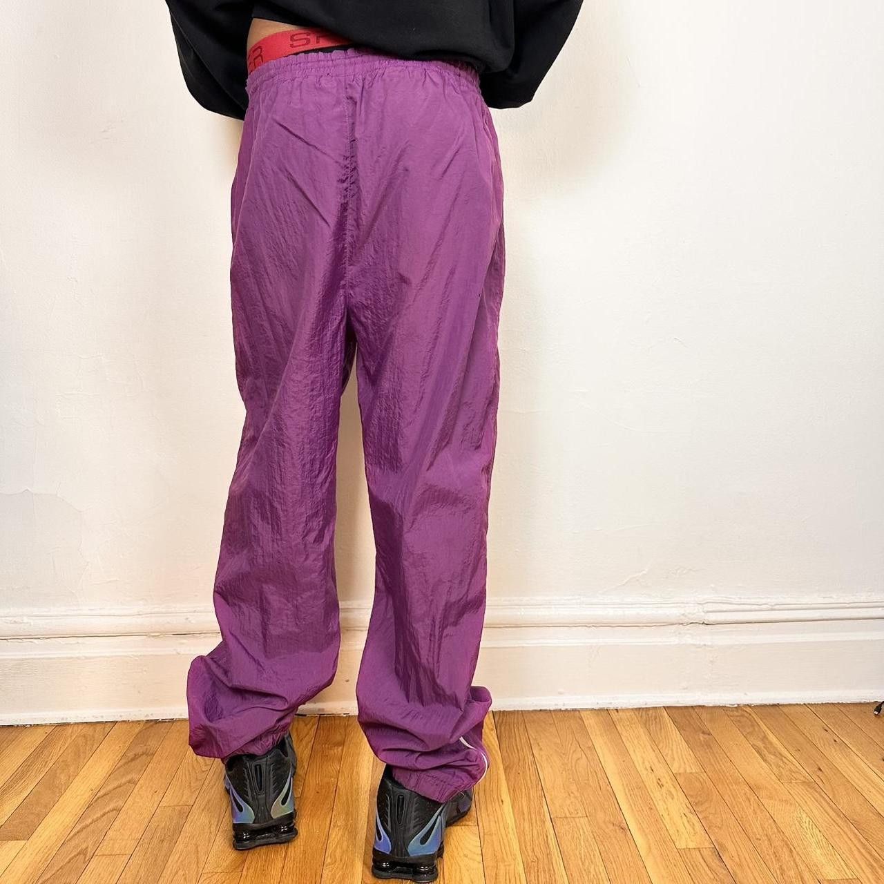 Cherokee Vintage Cherokee Purple Nylon Joggers - XL Size US 34 / EU 50 - 3 Thumbnail