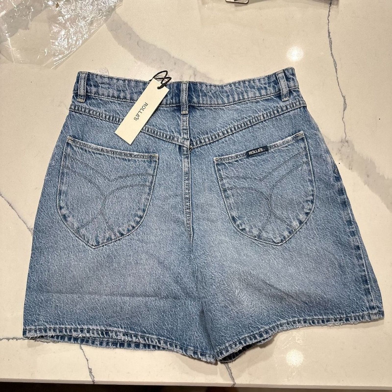 Free People Free People Rolla's Mirage Long Shorts - Lt Blue - 31 Size 31" - 7 Thumbnail