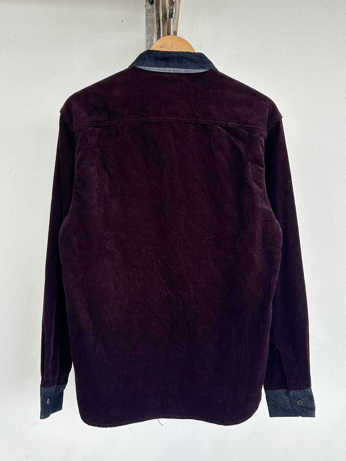 Bleu De Paname Bleu De Panama Corduroy Button Up Purple Shirt Size US L / EU 52-54 / 3 - 2 Thumbnail