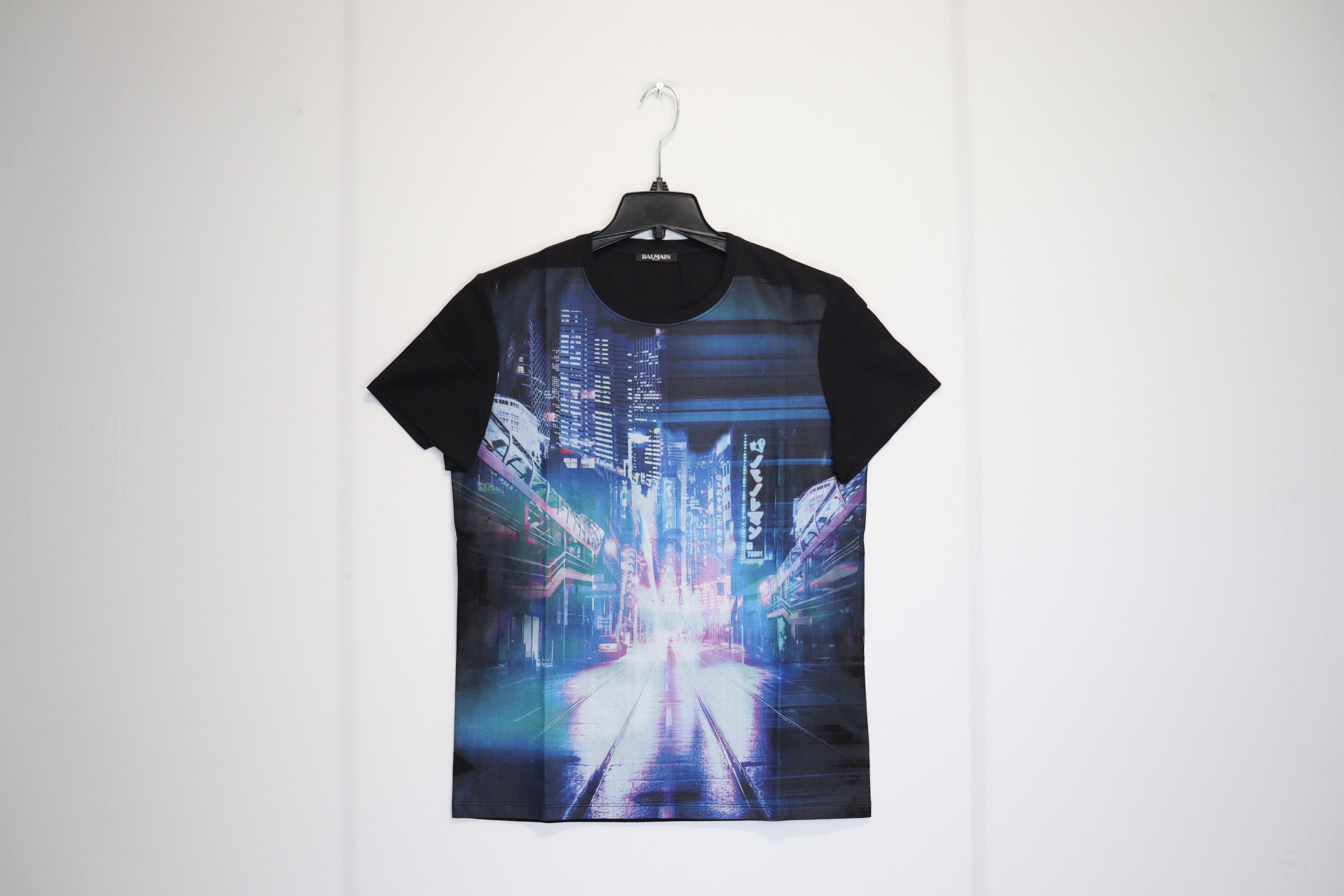 image of Balmain O1Rshd1 T-Shirt In Black, Men's (Size Small)