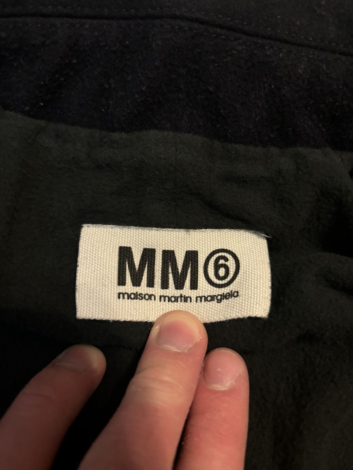 Maison Margiela Maison Margiela MM6 Wool Zip Jacket Dark Navy Blue Size XS / US 0-2 / IT 36-38 - 4 Thumbnail