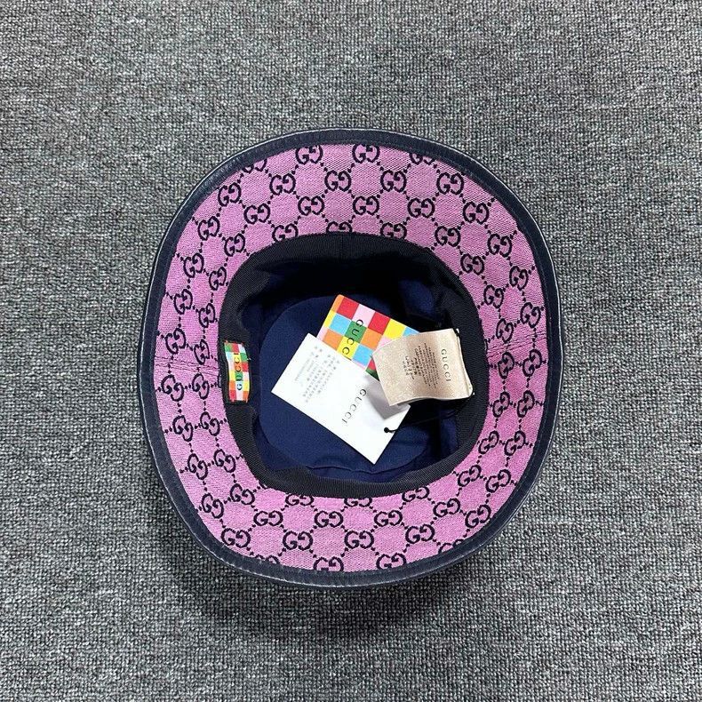 Gucci Full Print Logo Fisherman Hat by Gucci-2506 Size ONE SIZE - 4 Thumbnail