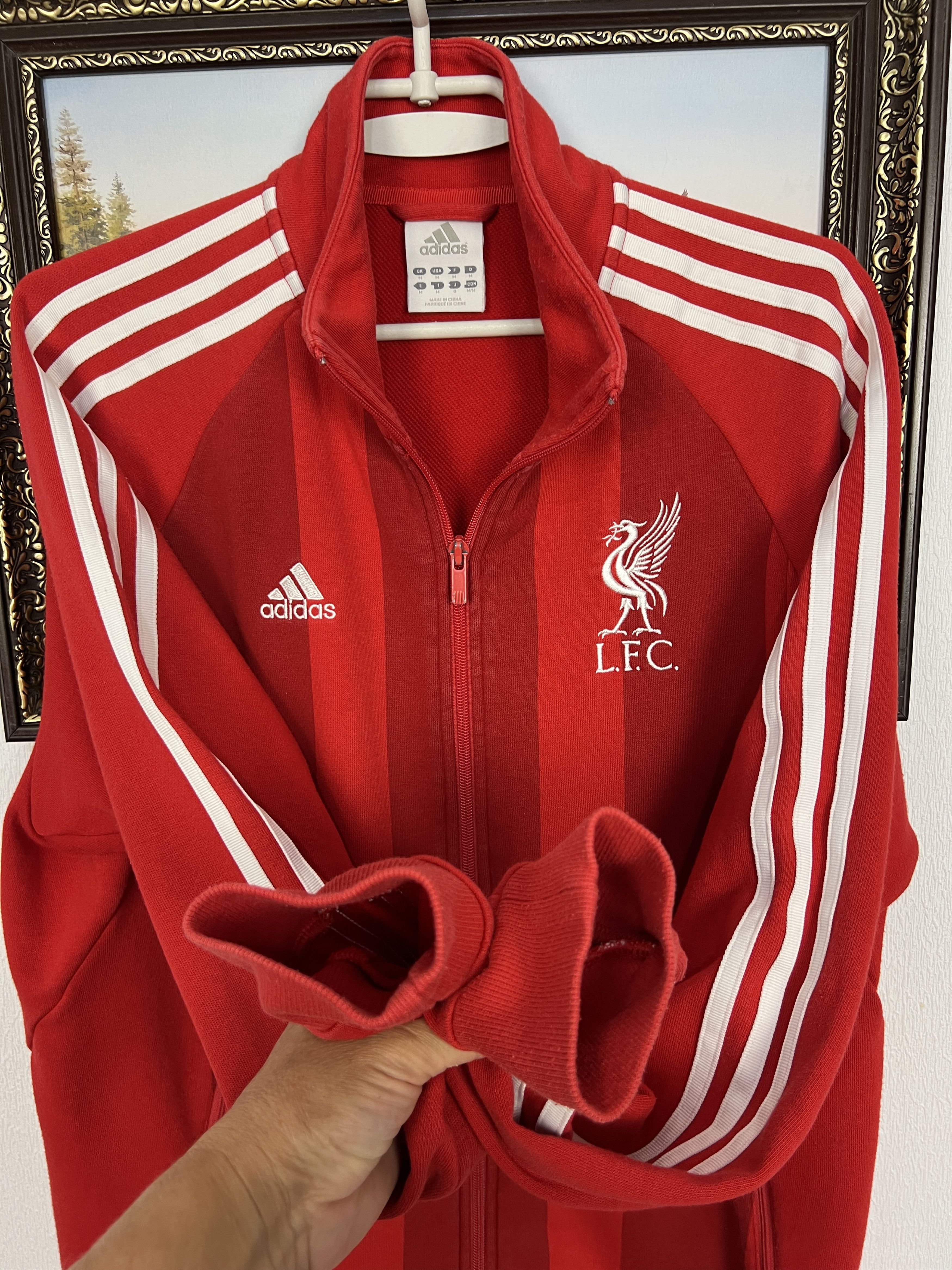 Adidas Vintage Adidas Liverpool Football Jacket Soccer Track Top Size US M / EU 48-50 / 2 - 7 Thumbnail