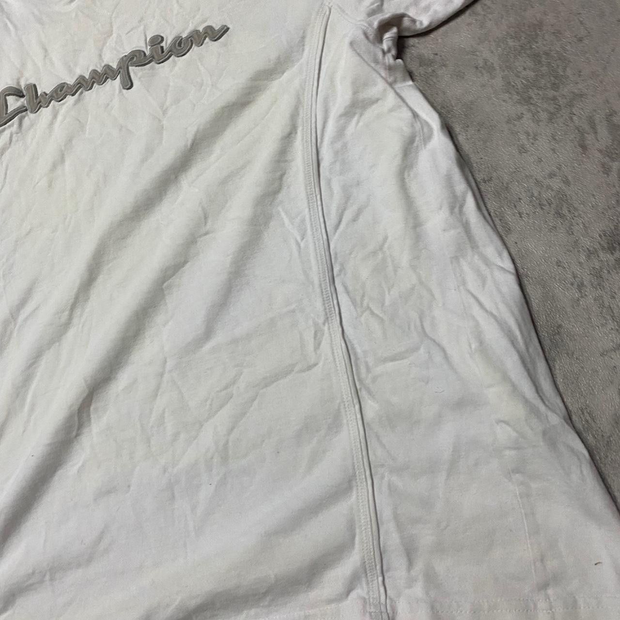 Other White Champion cotton t-shirt Size US L / EU 52-54 / 3 - 3 Thumbnail