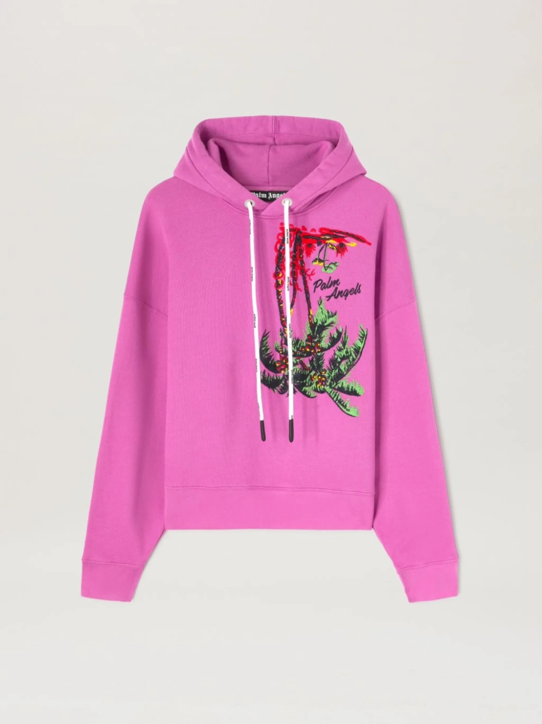 Palm Angels o1gr1nt0325 Upsidedown Palm Hoodie in Pink Size US L / EU 52-54 / 3 - 1 Thumbnail