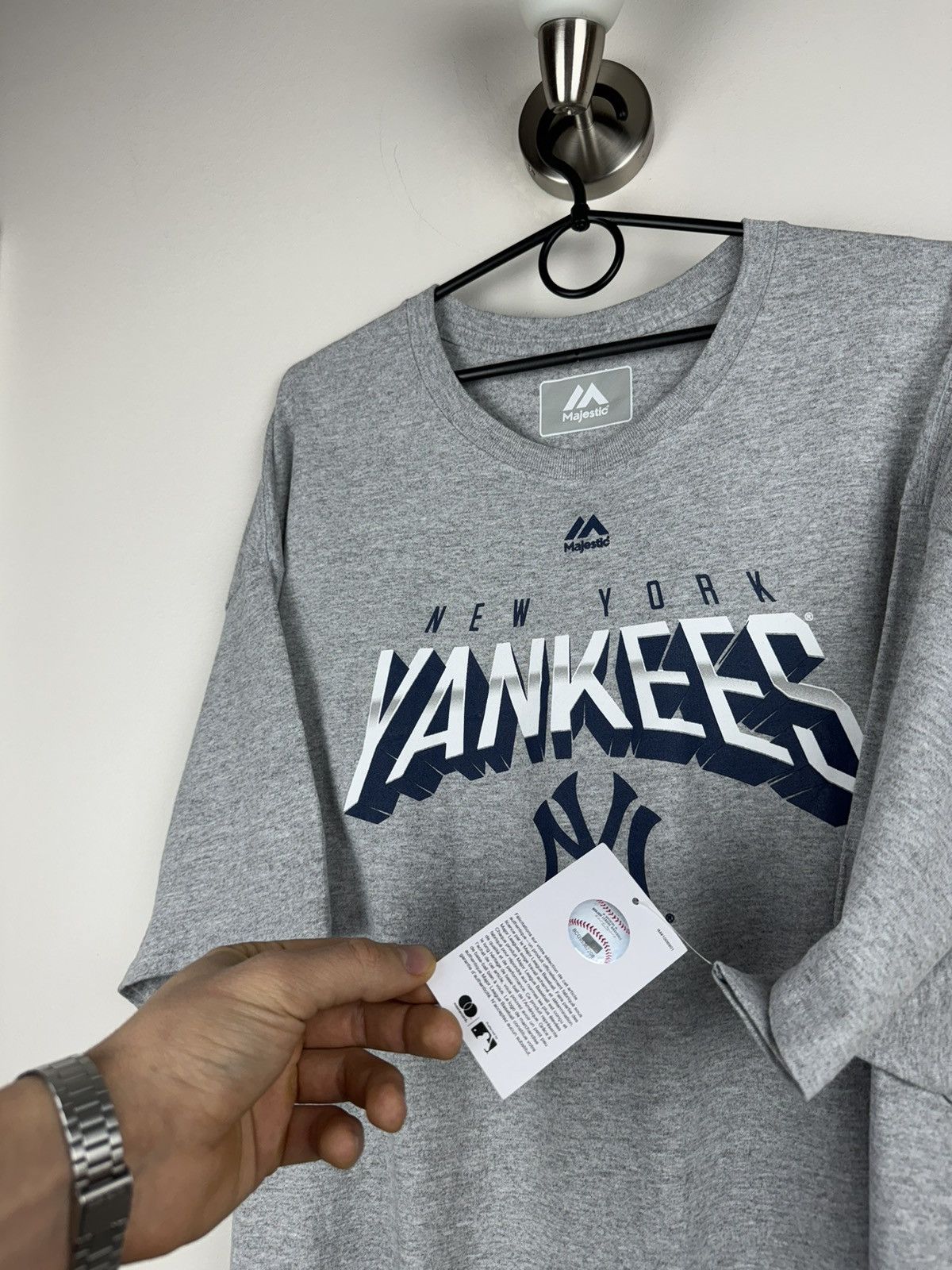 Majestic Vintage t shirt New York Yankees USA original casual item Size US XL / EU 56 / 4 - 4 Thumbnail