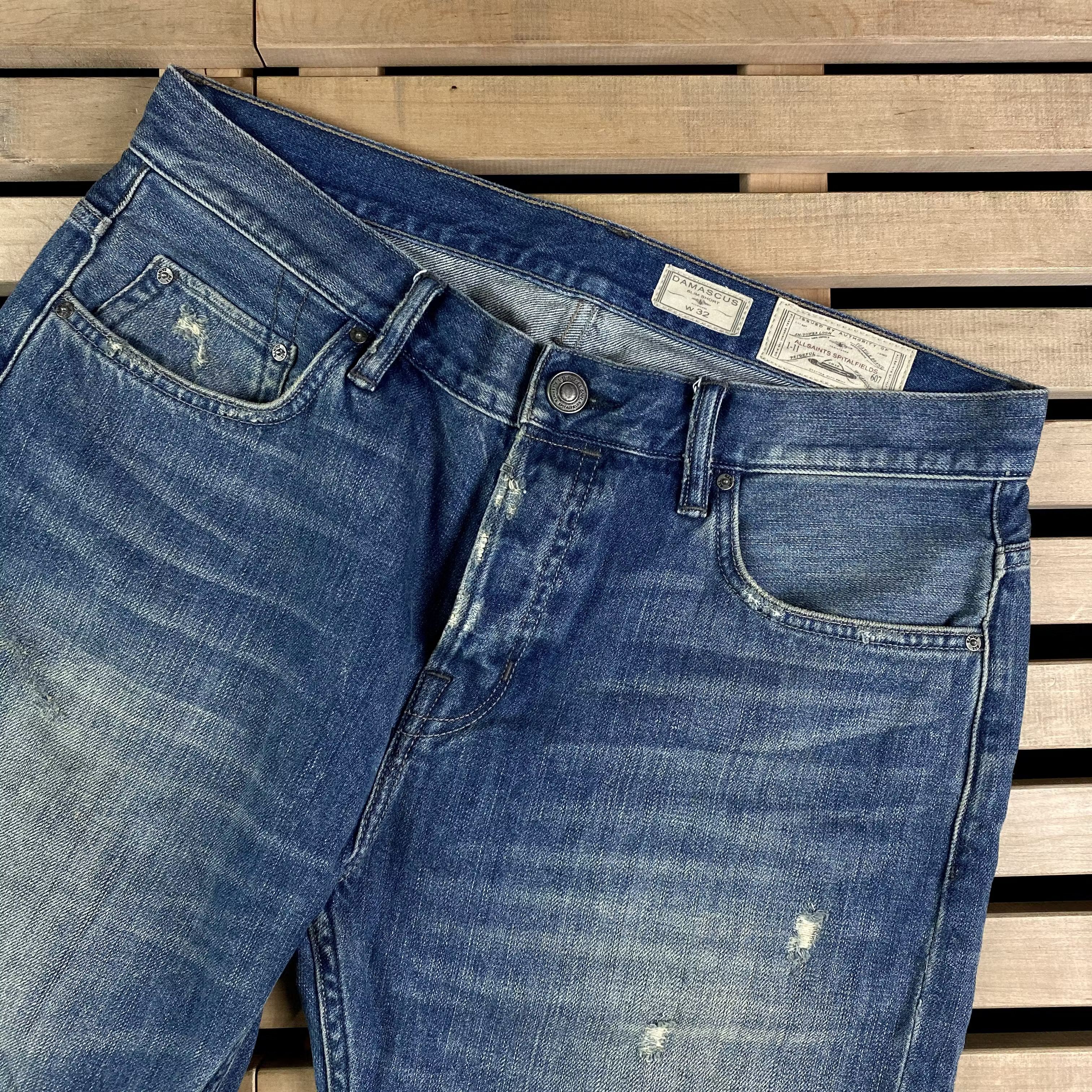 Allsaints Mens Jeans Shorts Allsaints Size 32 Size US 32 / EU 48 - 2 Thumbnail