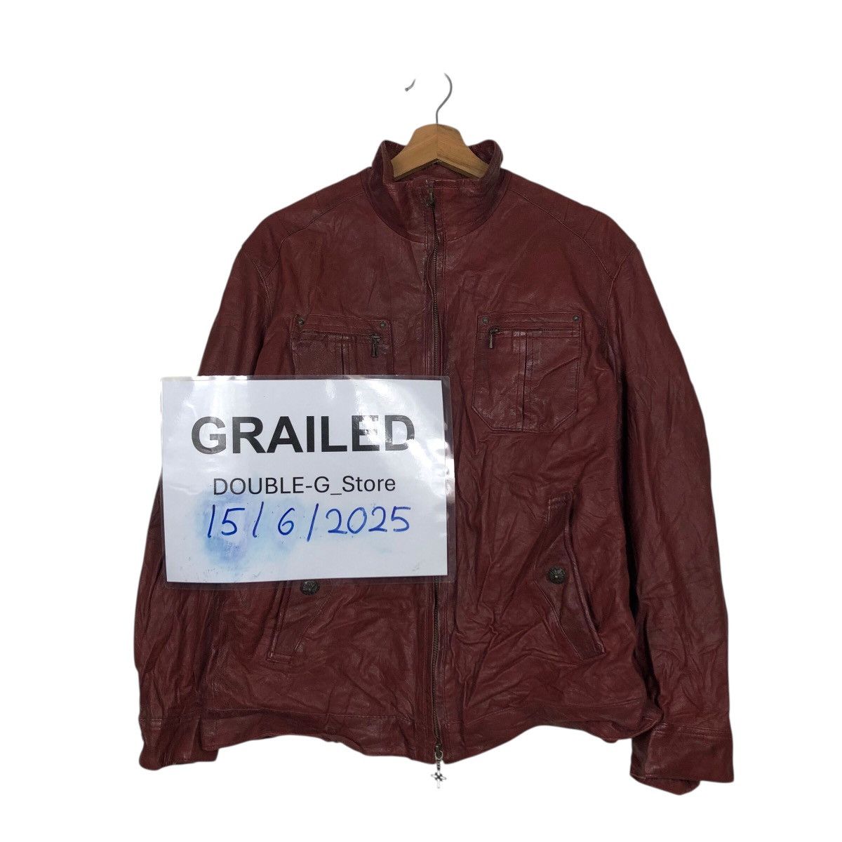 Japanese Brand 📌Vintage Biker Leather Jacket Santa Fe Bondage Issey Miyake Size US M / EU 48-50 / 2 - 1 Thumbnail
