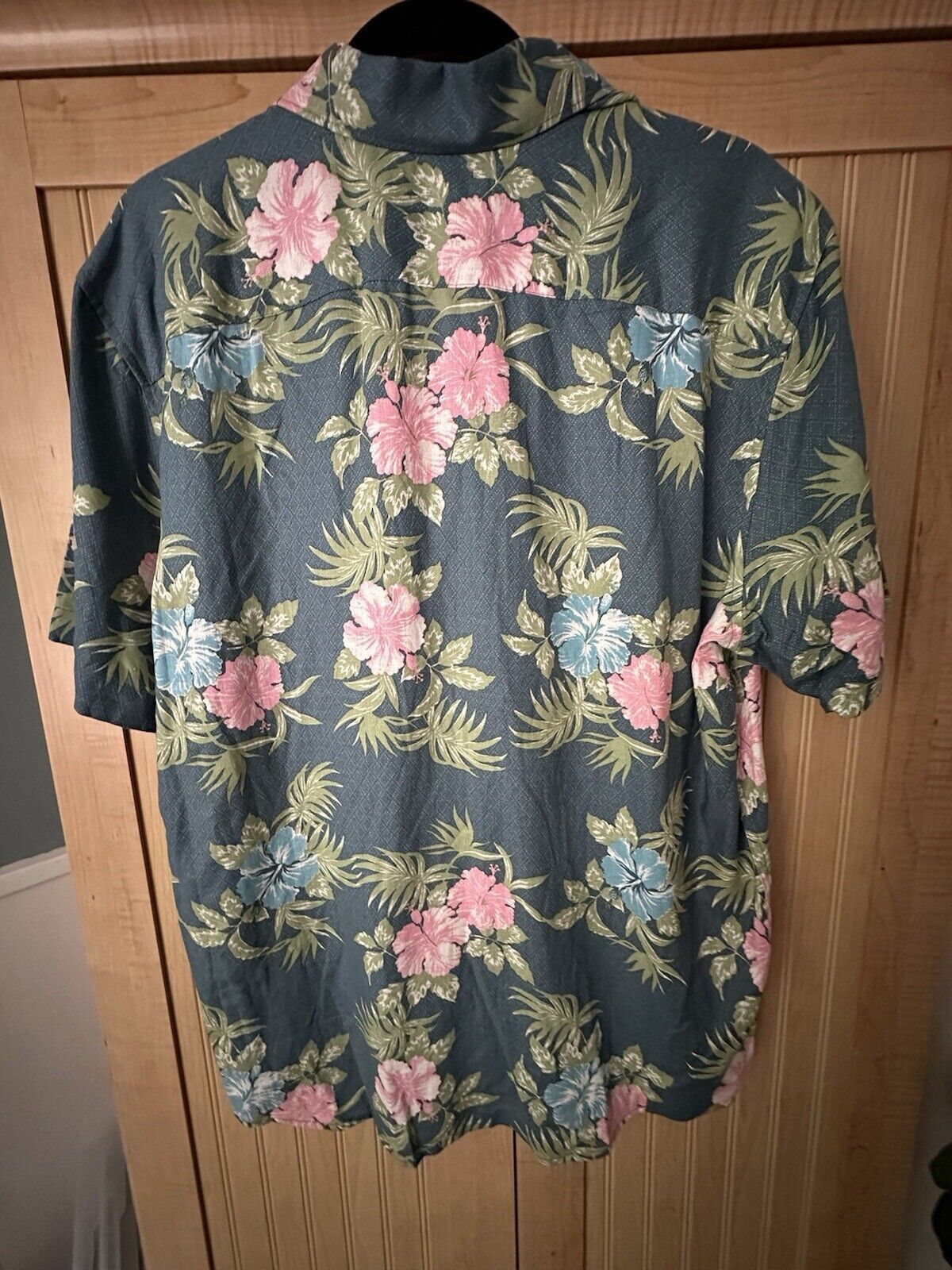Cubavera Cubavera Hawaiian Shirt Linen Cotton Floral Camp Button Up Size US L / EU 52-54 / 3 - 4 Thumbnail