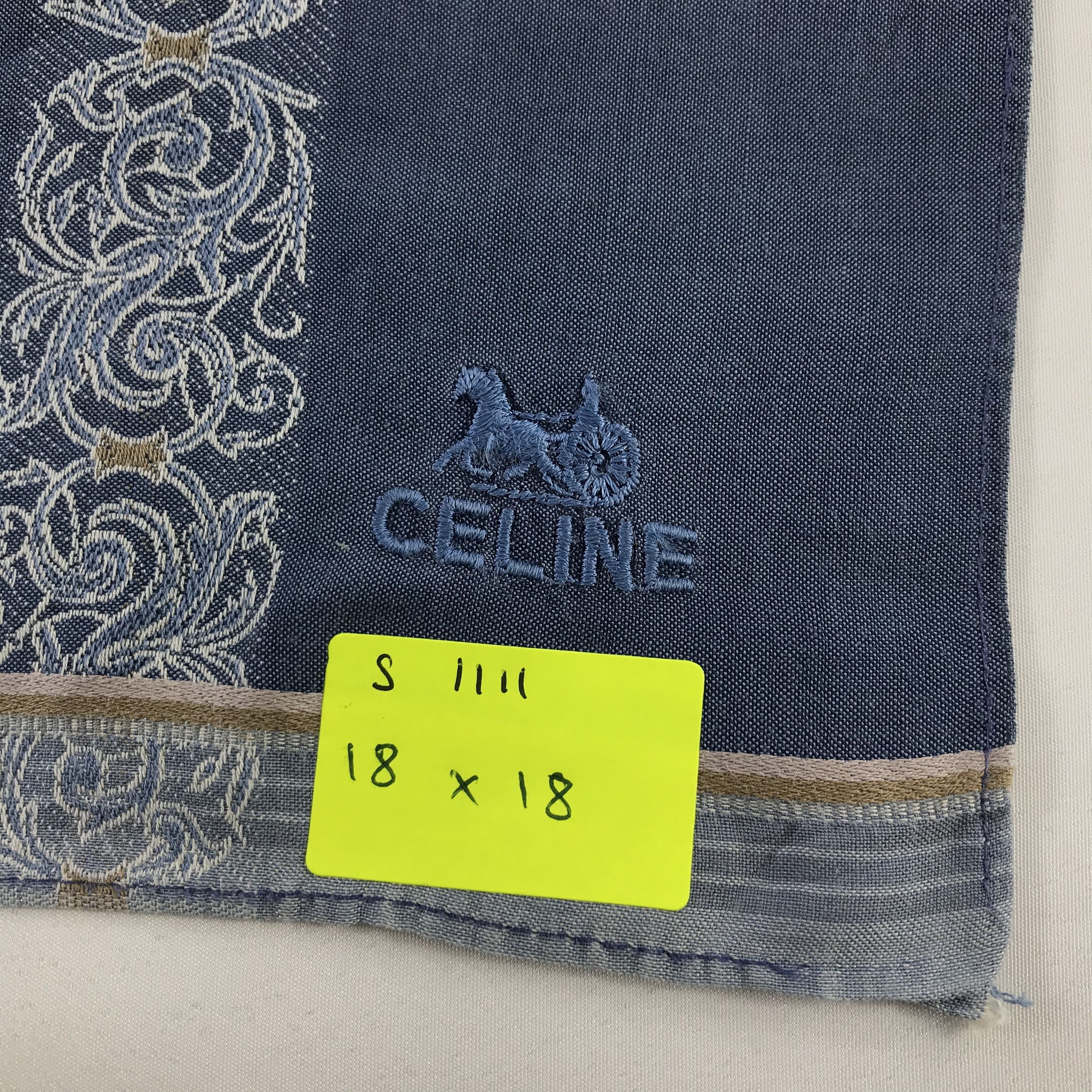 Celine × Vintage Celine Neckerchief / Bandana / Handkerchief Size ONE SIZE - 6 Thumbnail