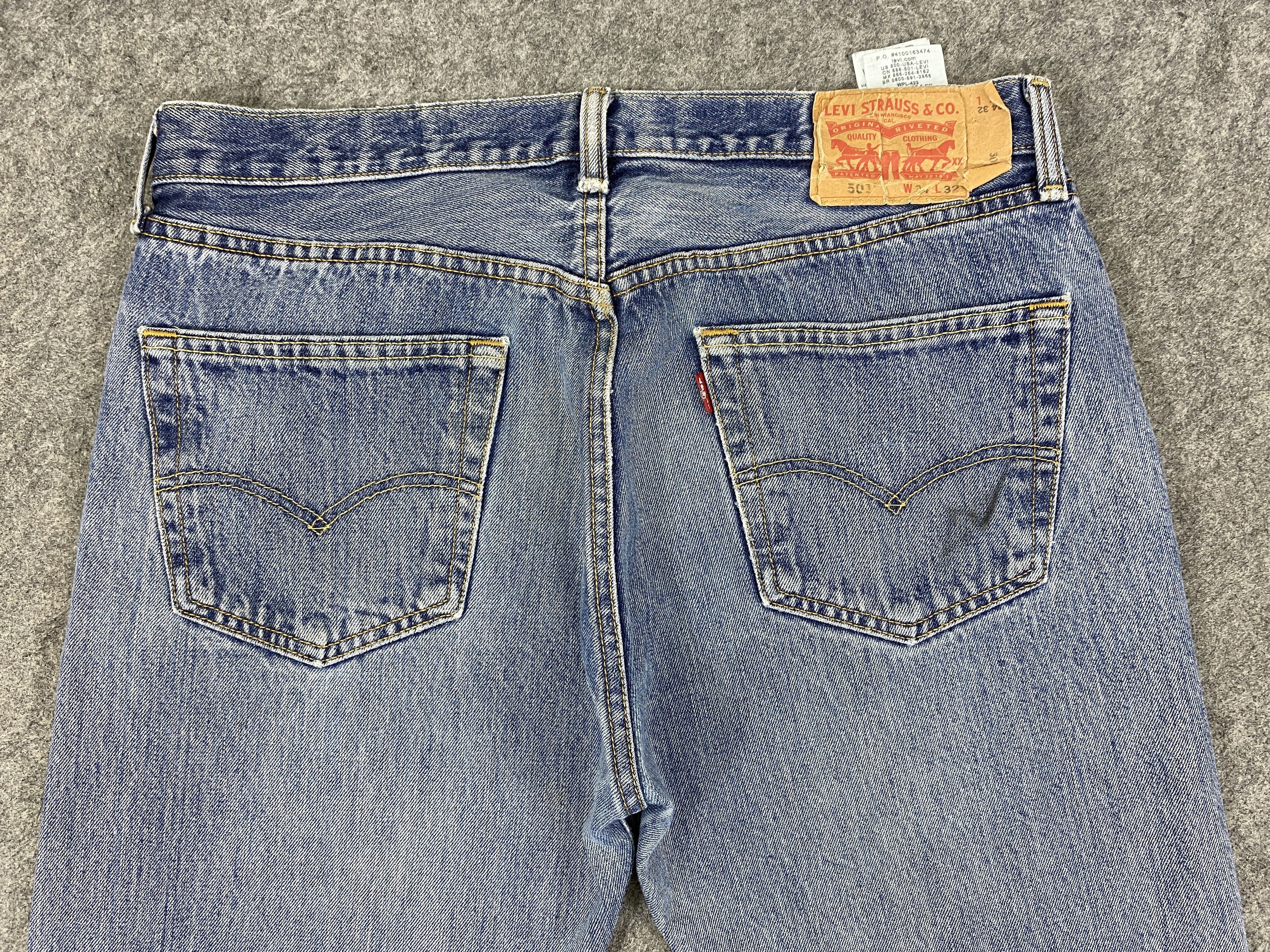 Japanese Brand Faded Blue Vintage Levi's 501 Jeans 34x33 Denim -JN2417 Size US 34 / EU 50 - 4 Thumbnail