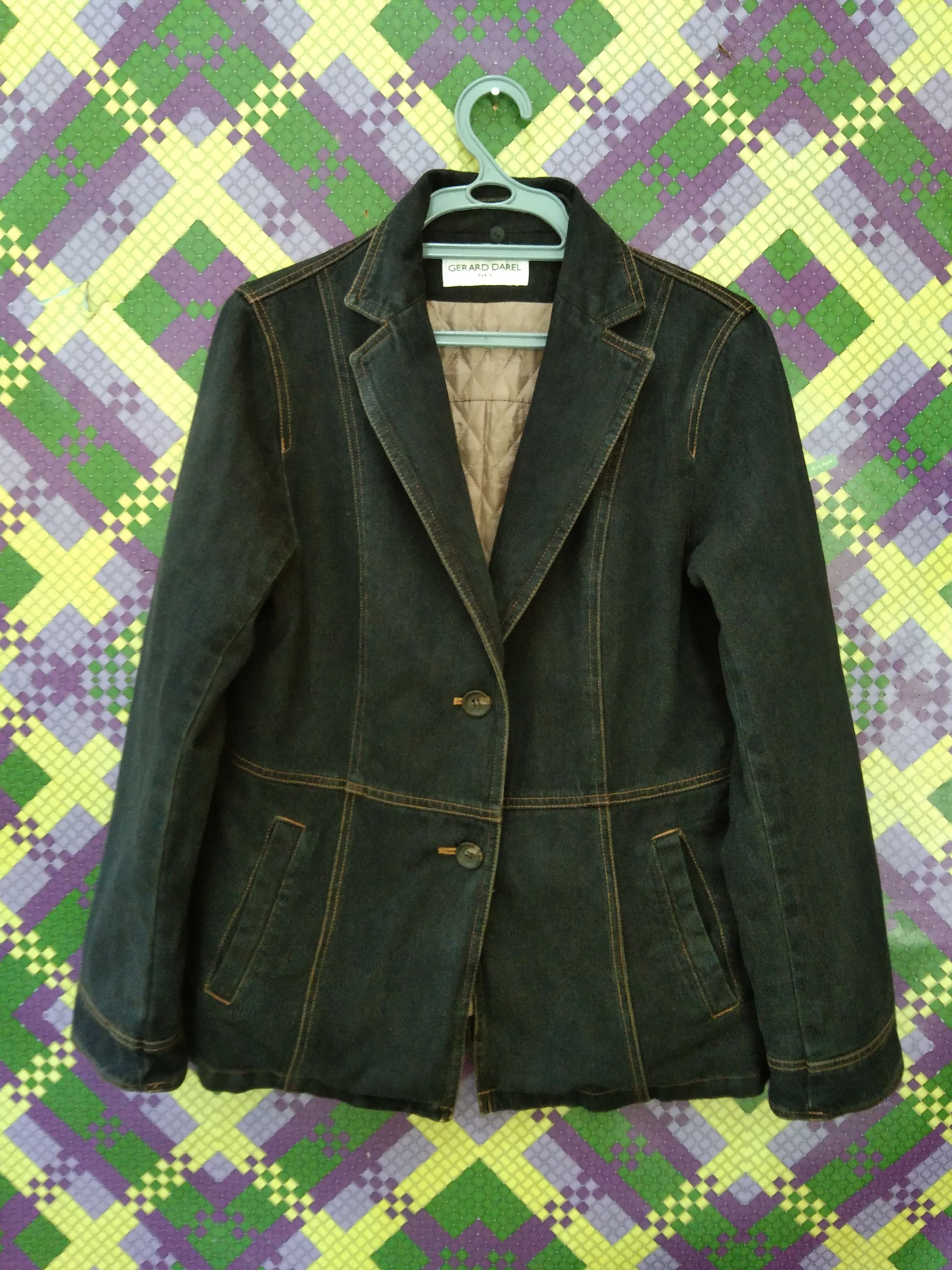Designer GERARD DAREL PARIS DENIM JACKET. Size M / US 6-8 / IT 42-44 - 4 Thumbnail
