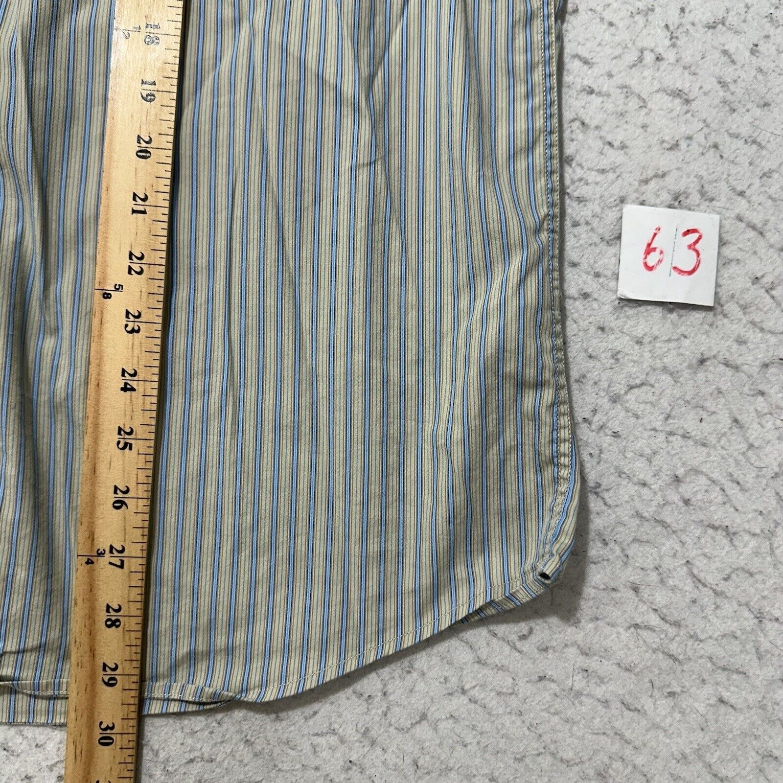 Ermenegildo Zegna Ermenegildo Zegna Medium Button Down Dress Shirt Blue Green Size US M / EU 48-50 / 2 - 10 Thumbnail