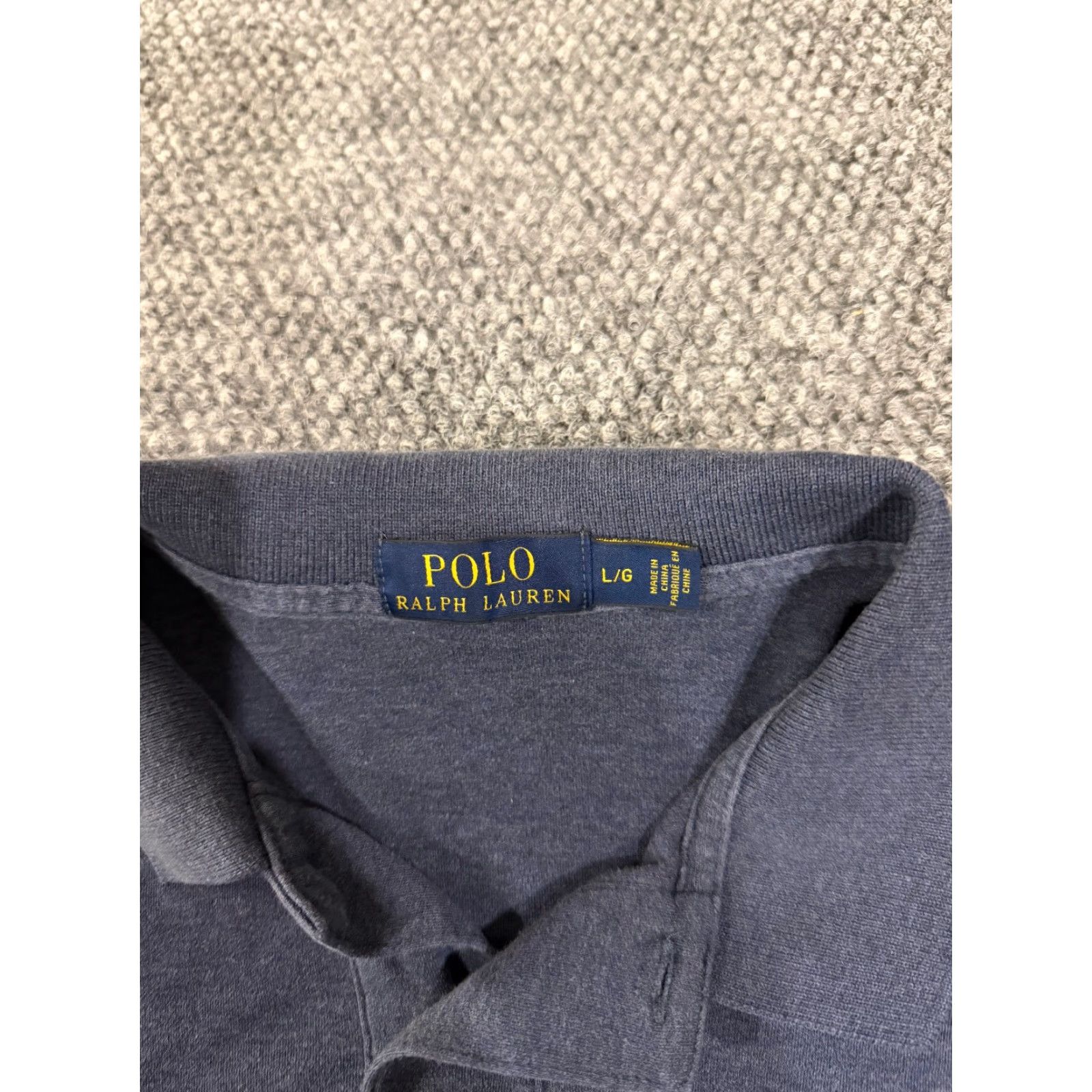 Polo Ralph Lauren Polo Ralph Lauren Polo Shirt Mens Large Blue Short Sleeve Embroidered Logo Size US L / EU 52-54 / 3 - 3 Thumbnail