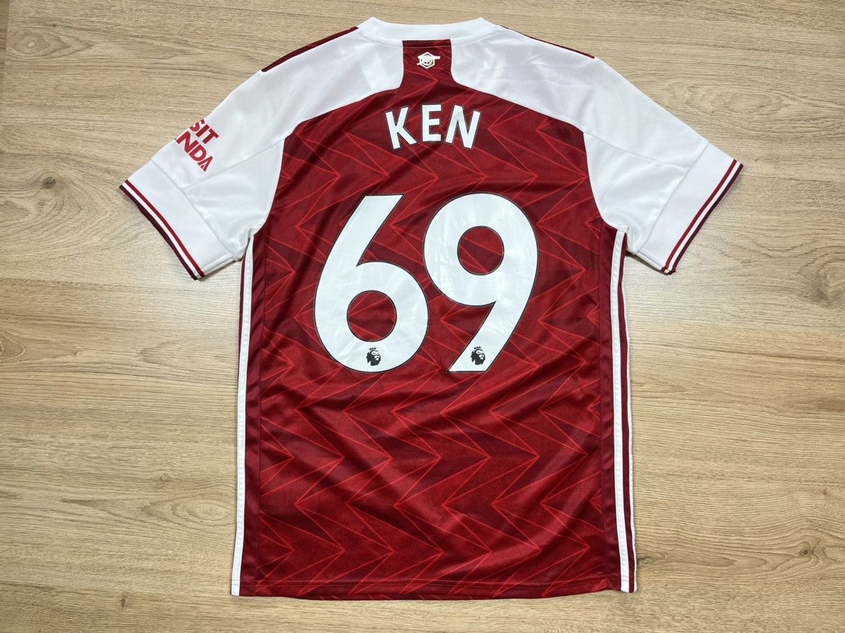 Adidas Adidas Arsenal London 2020-21 Home Jersey T-Shirt Size M Size US M / EU 48-50 / 2 - 13 Thumbnail