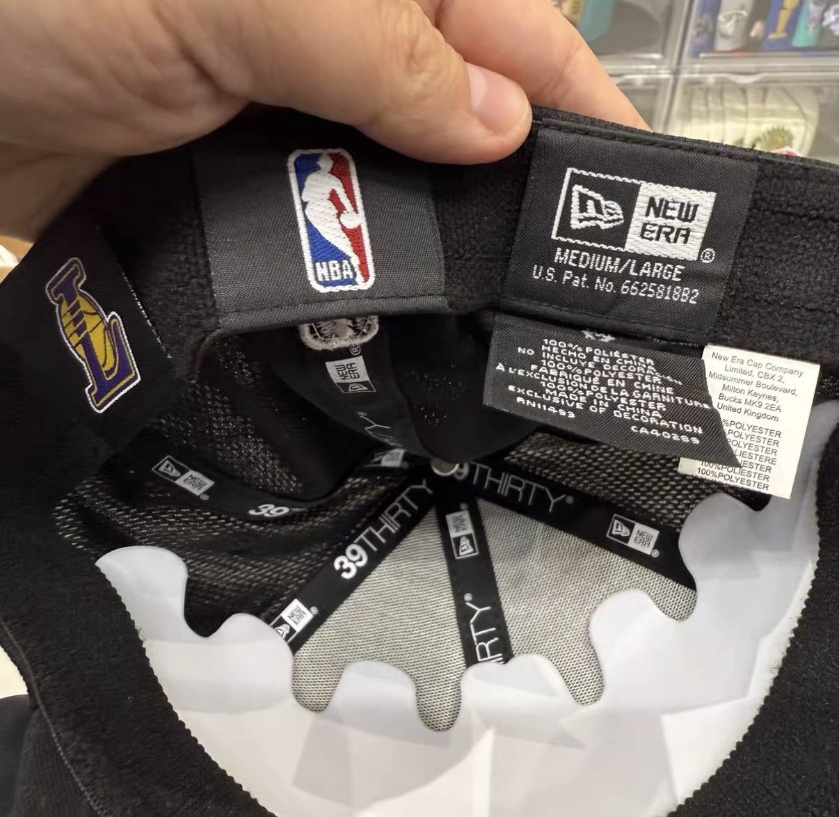 New Era New Era NBA Los Angeles Lakers Curved Brim Baseball Cap J32 Size ONE SIZE - 5 Thumbnail