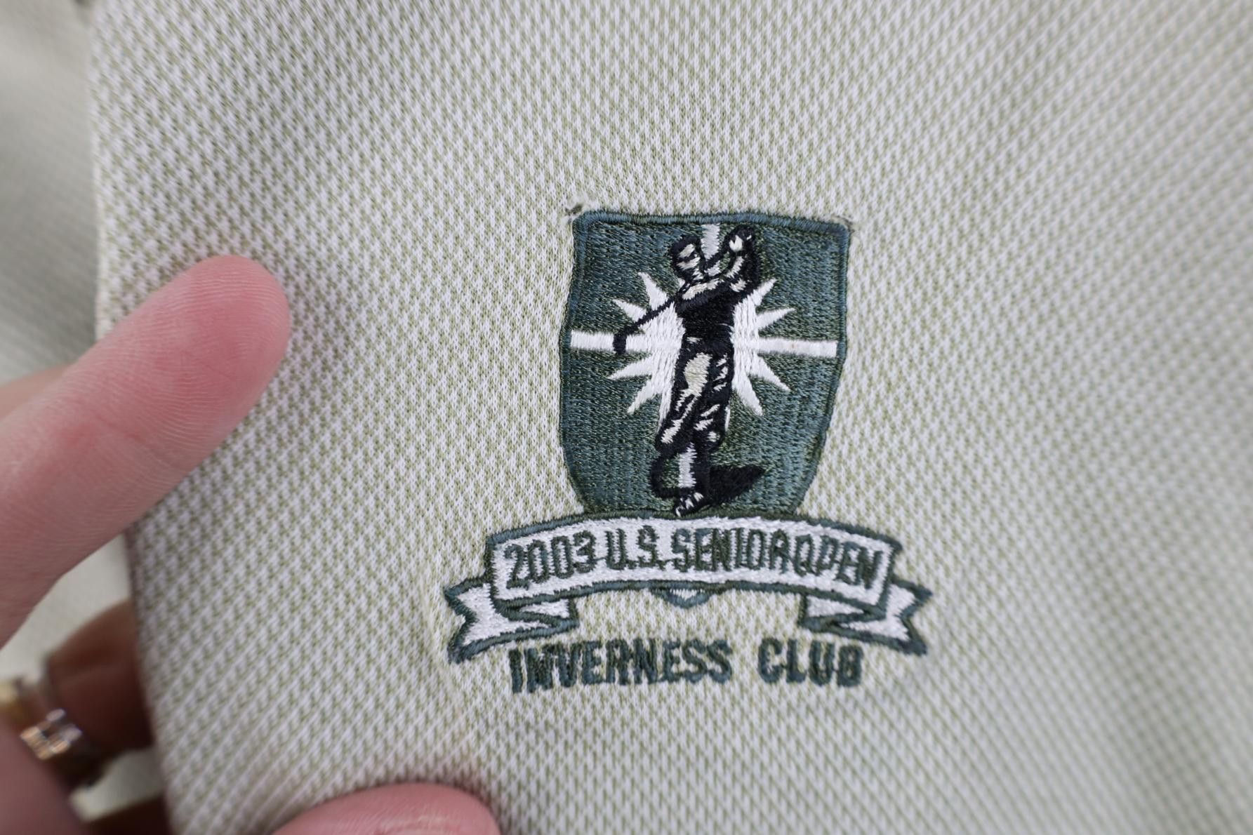 Vintage Vintage Y2K 2003 US Senior Open Inverness Club Polo Shirt Size US L / EU 52-54 / 3 - 4 Thumbnail