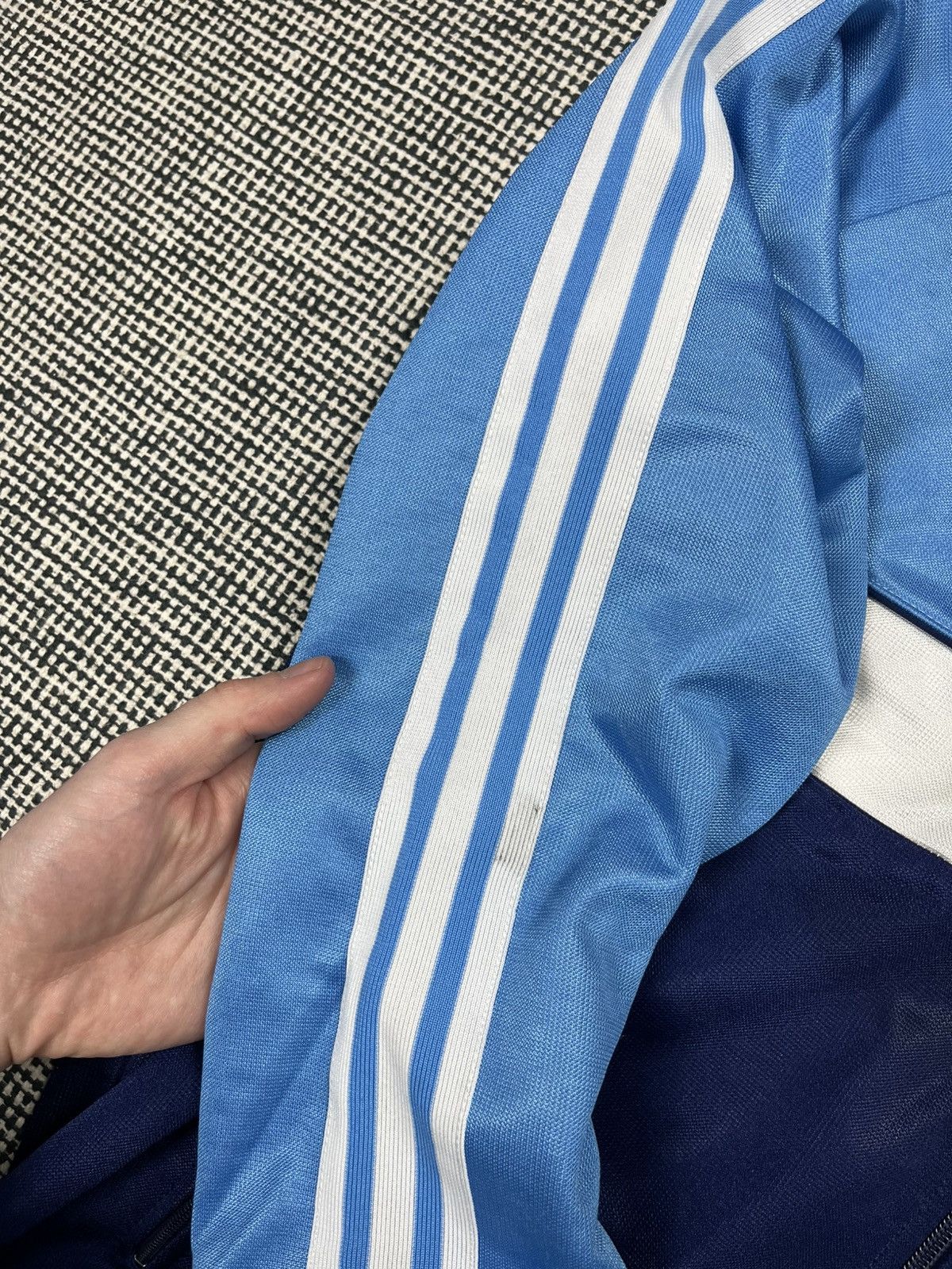 Adidas × Vintage 70s adidas zip track jacket three stripes blokecore Size US M / EU 48-50 / 2 - 7 Thumbnail