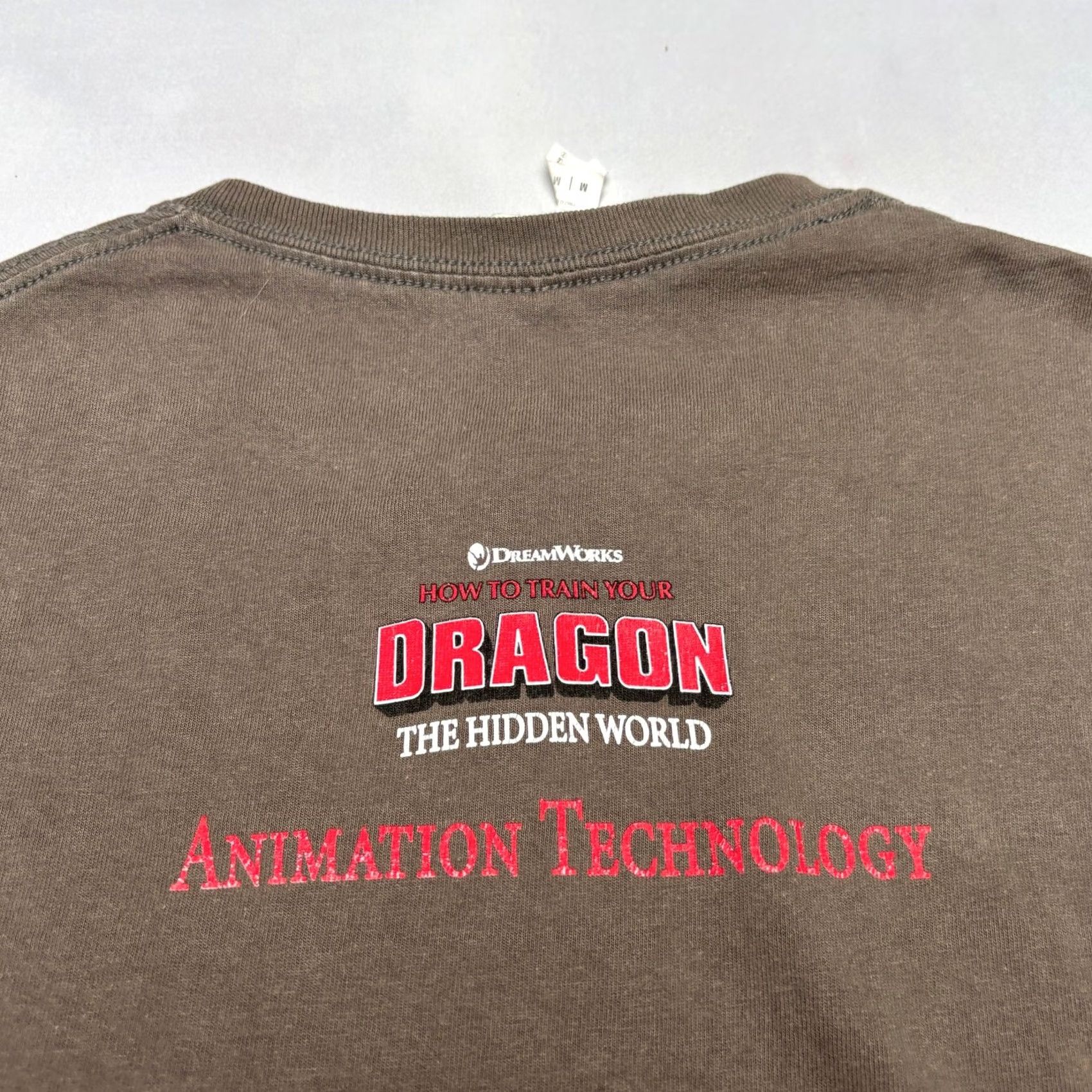 Gildan Dreamworks How to Train Your Dragon Cast & Crew Tee Shirt M Animation Shirt Men Brown Woven Gildan Size US M / EU 48-50 / 2 - 4 Thumbnail