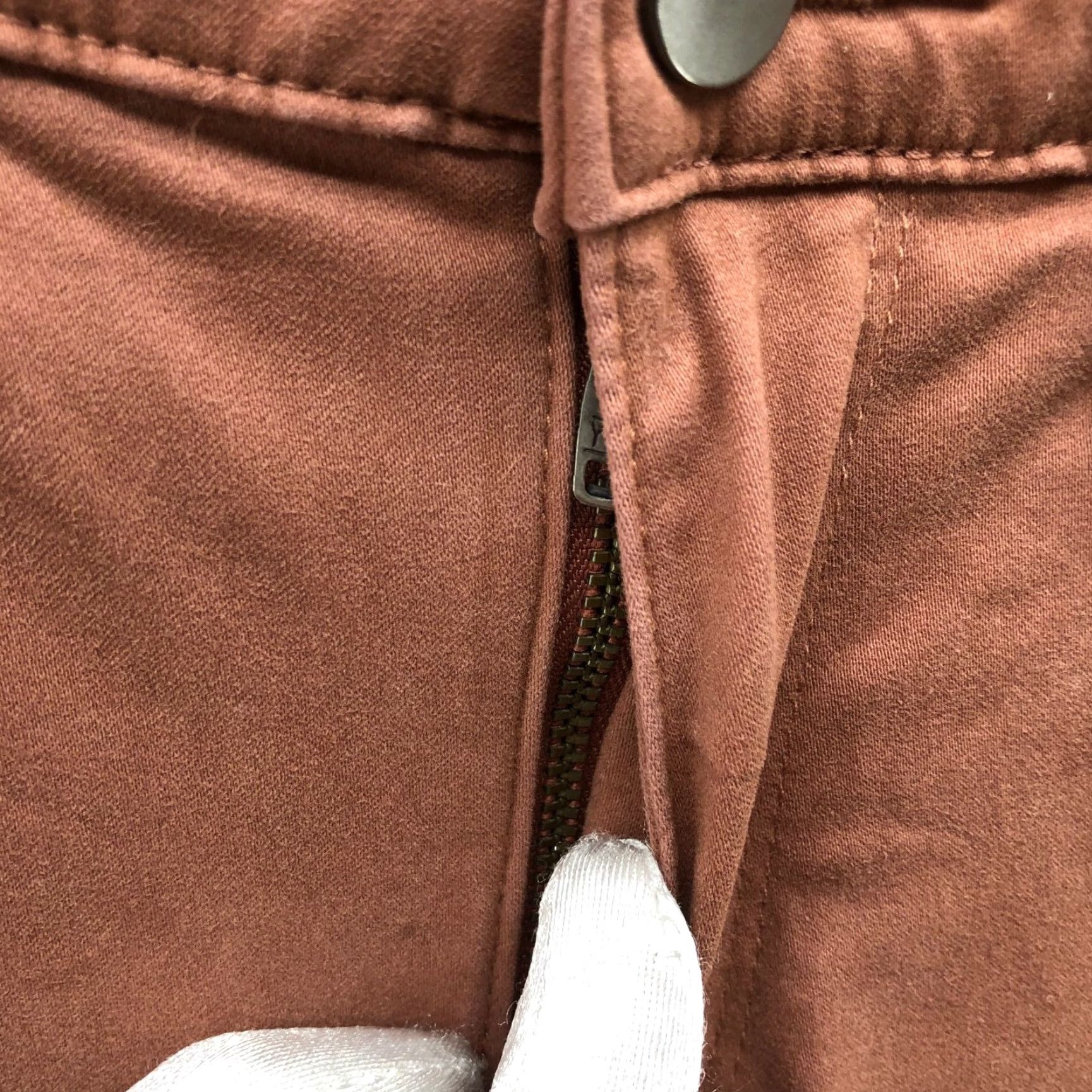 Uniqlo Uniqlo Ezy Skinny Fit Color Jeans Womens S Tan Brown Stretch 27 Inseam Chino Denim 5-Pocket Design Mid Rise Regular Size Size 28" / US 6 / IT 42 - 5 Thumbnail