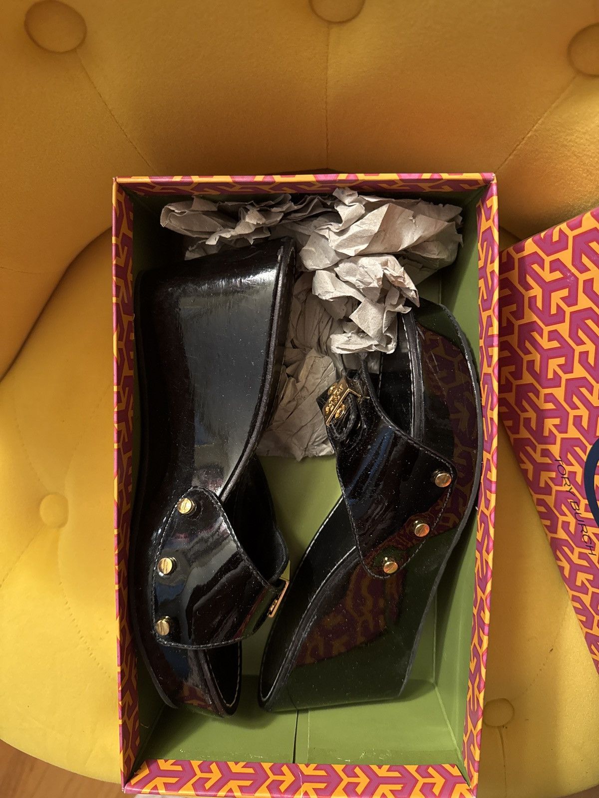 Tory Burch Tory Burch Rosie-Patent Calf Size US 9 / IT 39 - 4 Thumbnail