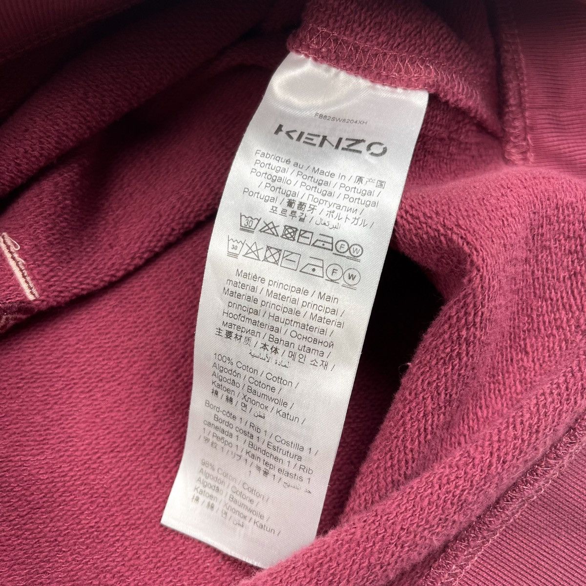 Kenzo Kenzo Velvet Tigerhead Embroidered Sweatshirt Size US S / EU 44-46 / 1 - 5 Thumbnail